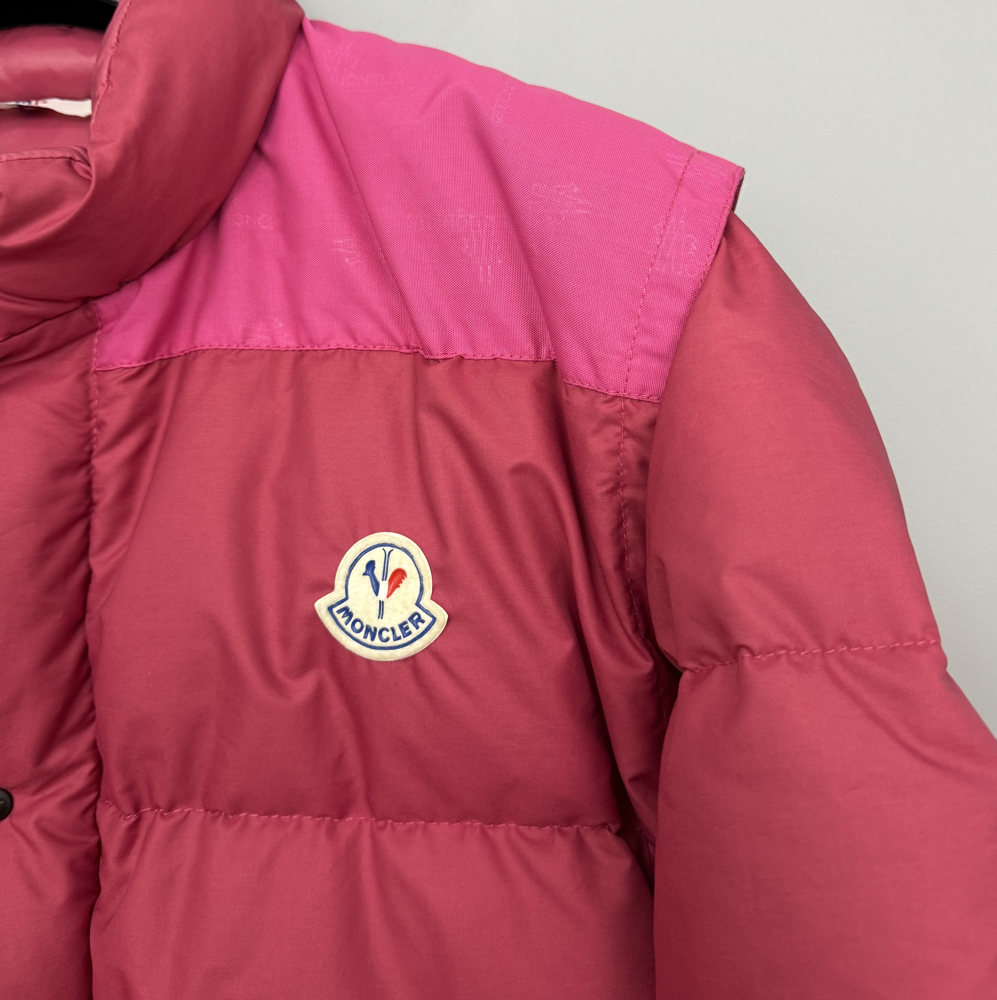 Moncler Vintage Moncler Grenoble Down Jacket Puffer Pink 2 in 1 Size US M / EU 48-50 / 2 - 3 Thumbnail