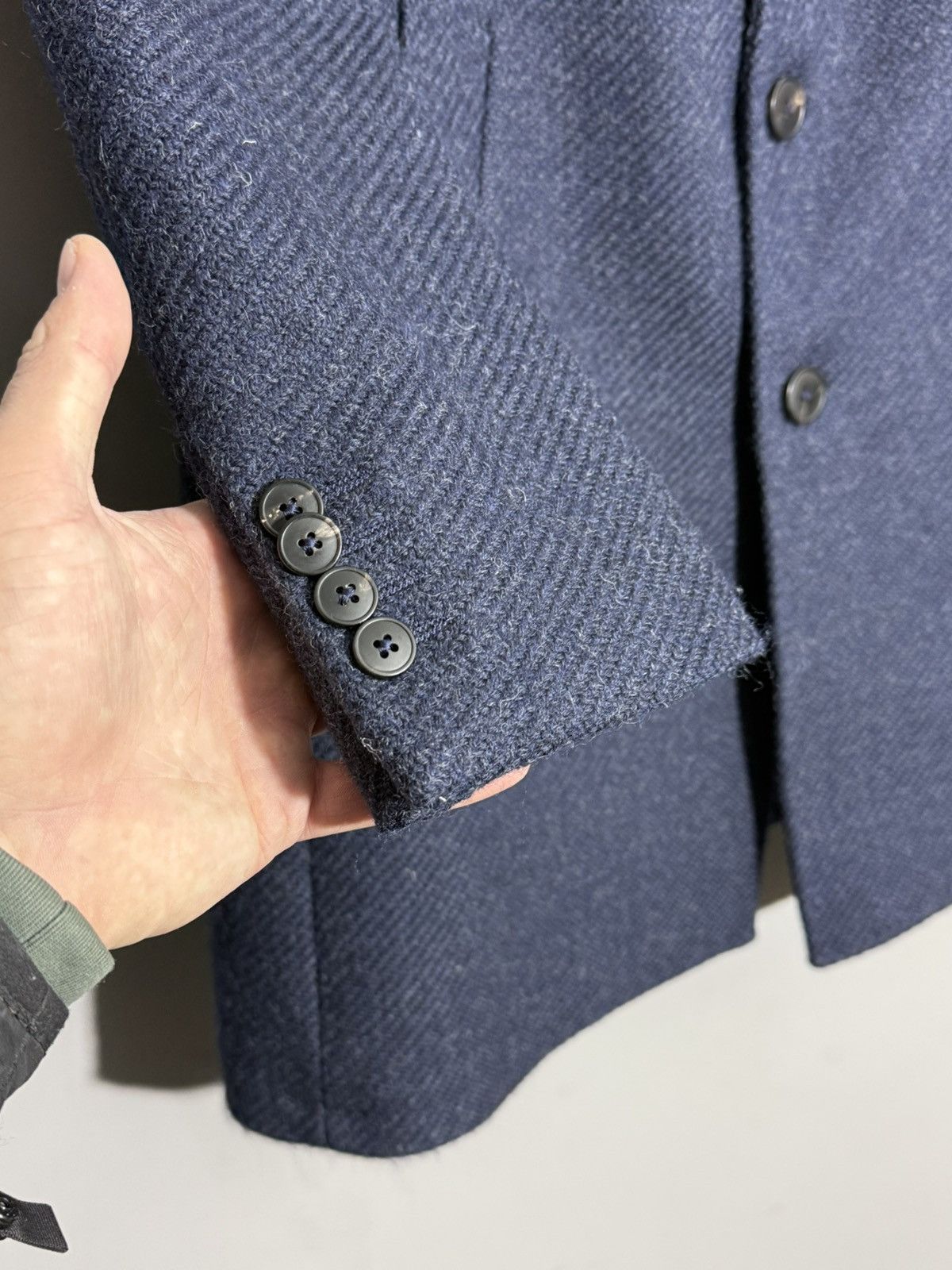 Pal Zileri Pal Zileri LAB Navy Blue wool down coat size 52 Size US L / EU 52-54 / 3 - 5 Thumbnail