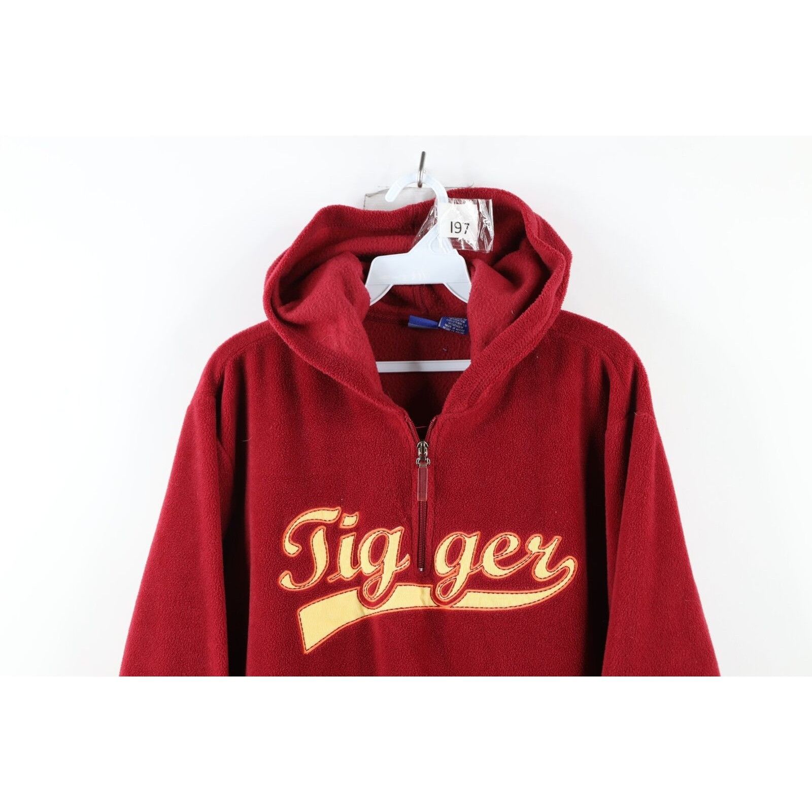 Disney × Vintage Vintage 90s Disney Winnie the Pooh Tigger Fleece Hoodie Size XL / US 12-14 / IT 48-50 - 2 Thumbnail