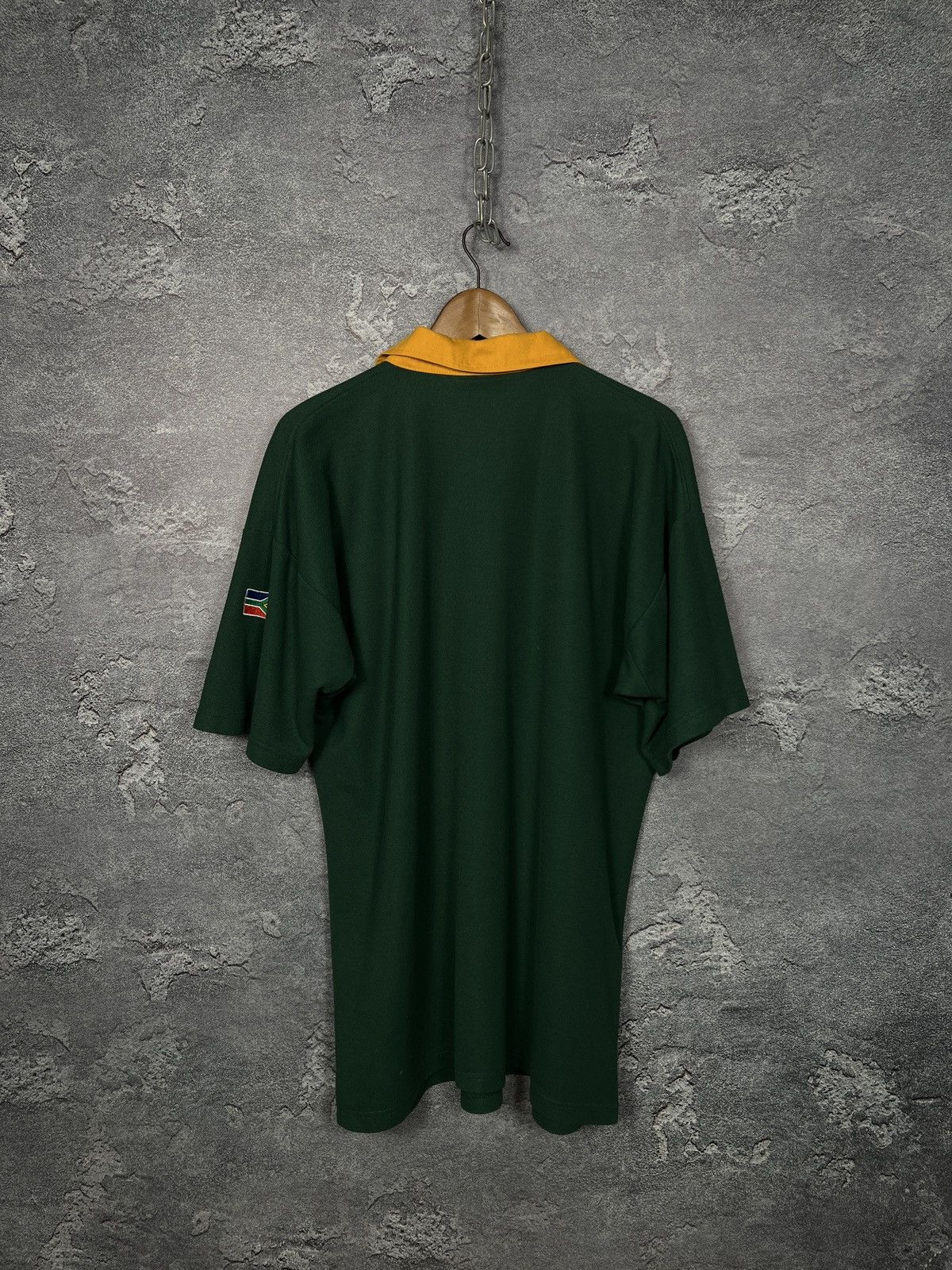 Canterbury of New Zealand Vintage 90s Canterbury South Africa Rugby Jersey Polo Size US XL / EU 56 / 4 - 7 Thumbnail