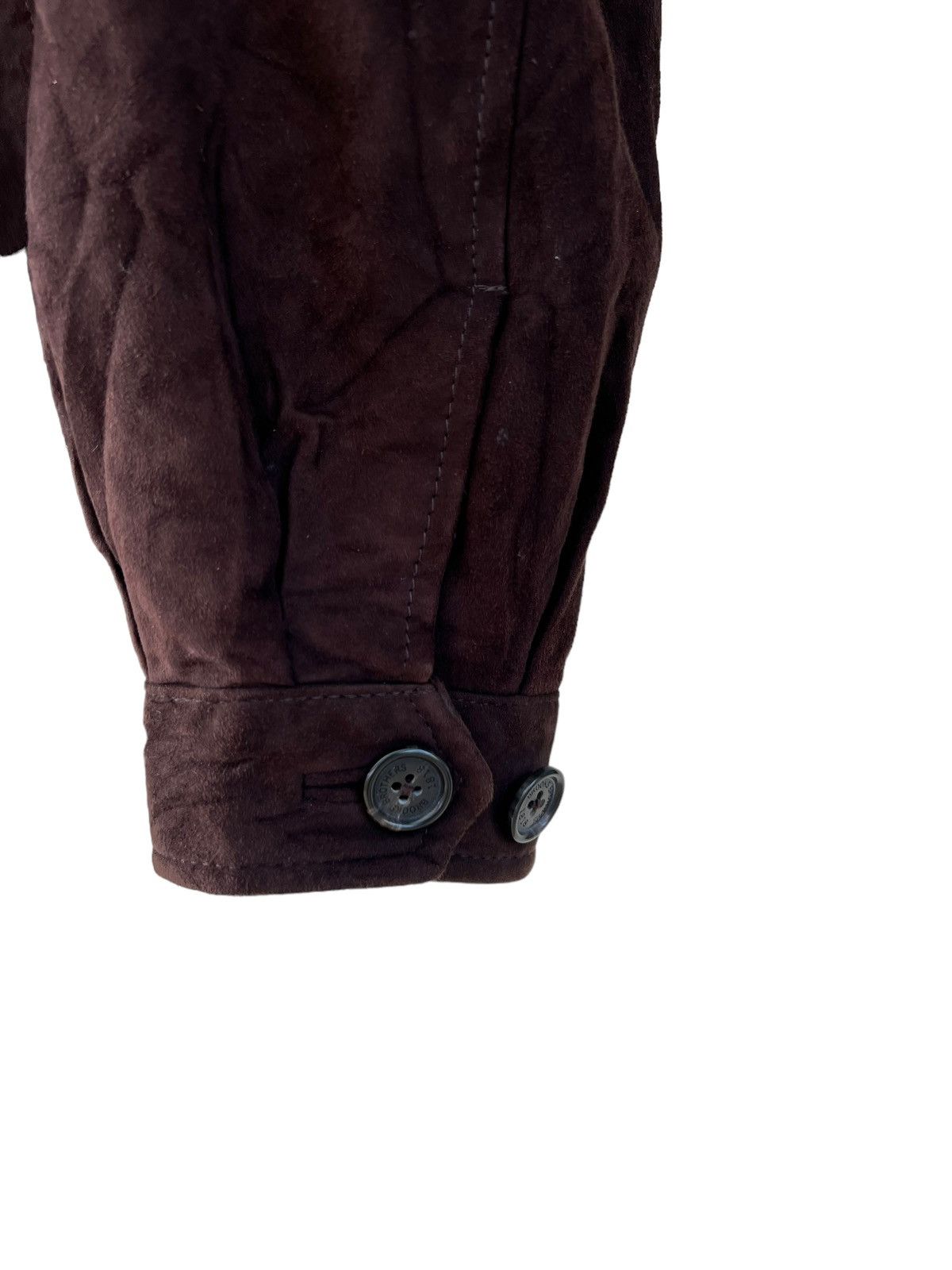 Brooks Brothers Vintage Brooks Brothers Dark Brown Suede Leather Jacket Size US M / EU 48-50 / 2 - 11 Thumbnail