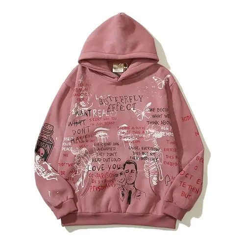 VIBE Graffiti Full Print Pullover Hoodies Size US L / EU 52-54 / 3 - 1 Thumbnail