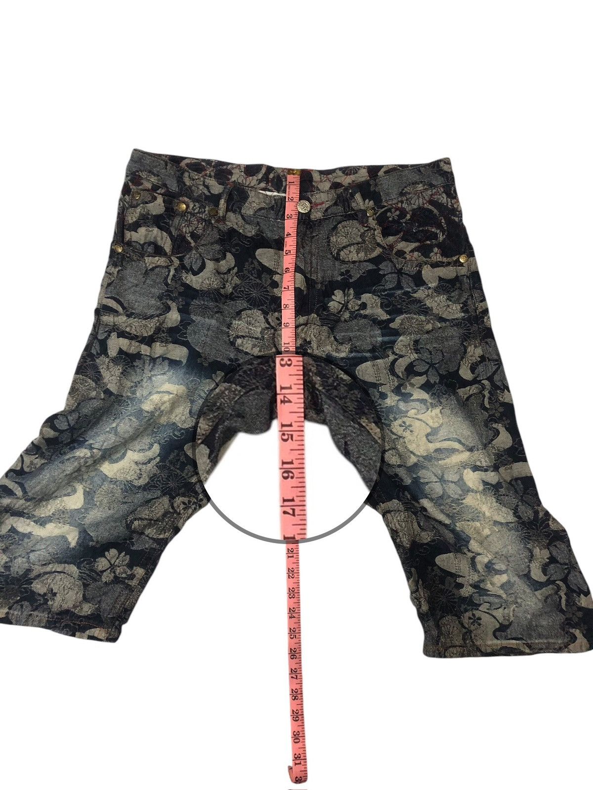 Japanese Brand × Vintage Nishiki shorts denim pants Size US 35 - 12 Thumbnail