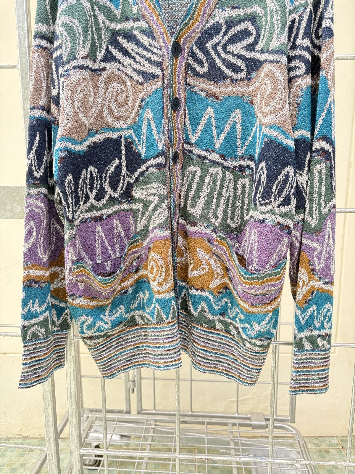 Missoni Missoni multicolor abstract knitted cardigan Size US M / EU 48-50 / 2 - 4 Thumbnail