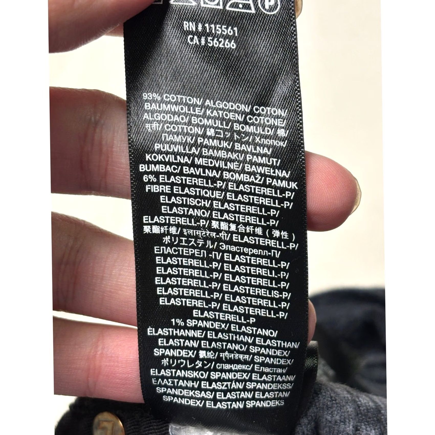 7 For All Mankind 7 For All Mankind Slimmy Jeans Mens 29X30 Black Stretch Denim Slim Fit 5-Pocket Jeans Size US 29 - 6 Thumbnail