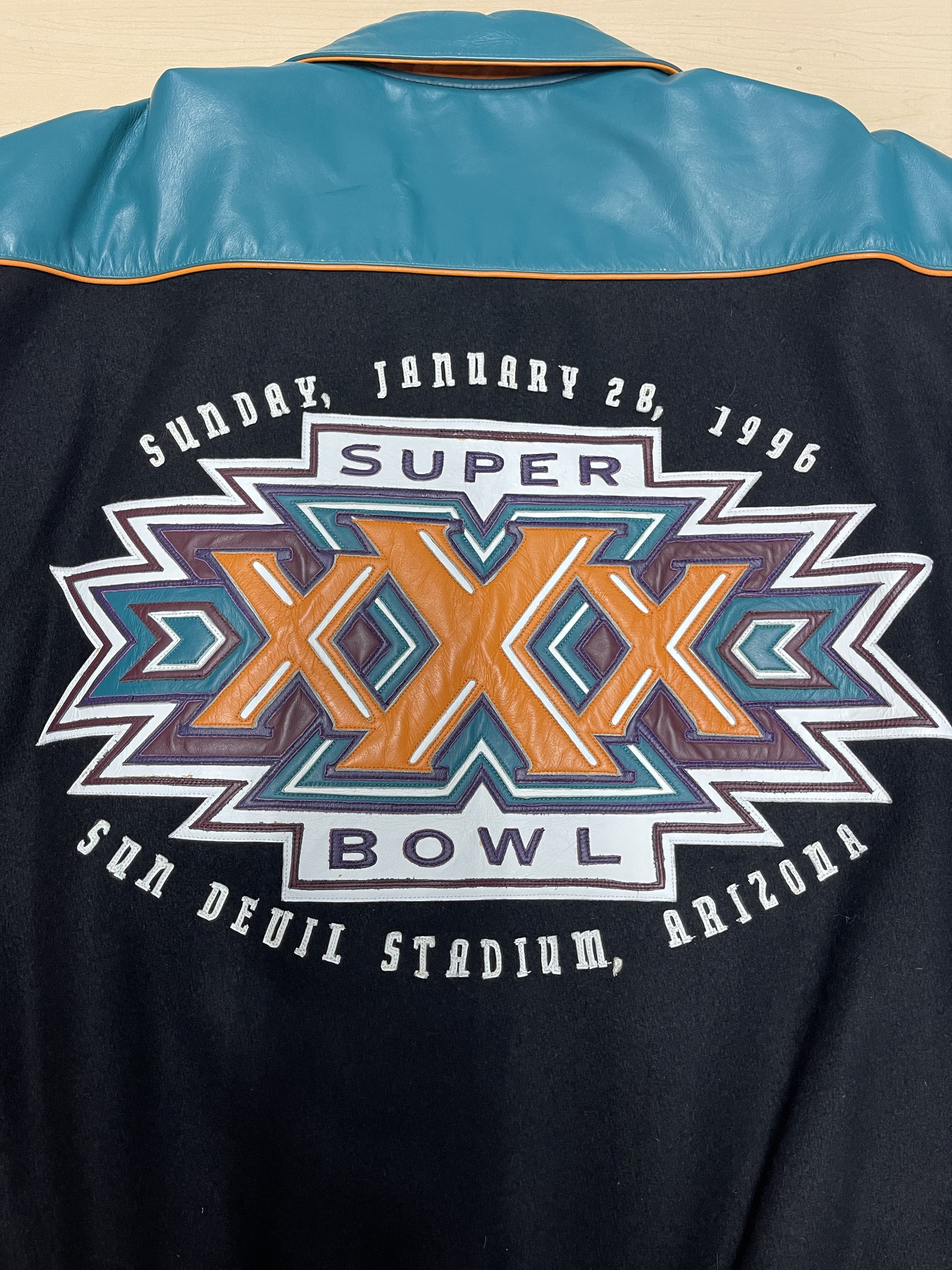 Jeff Hamilton NWT Deadstock 1996 Jeff Hamilton Super Bowl XXX Jacket XXL Size US XXL / EU 58 / 5 - 3 Thumbnail