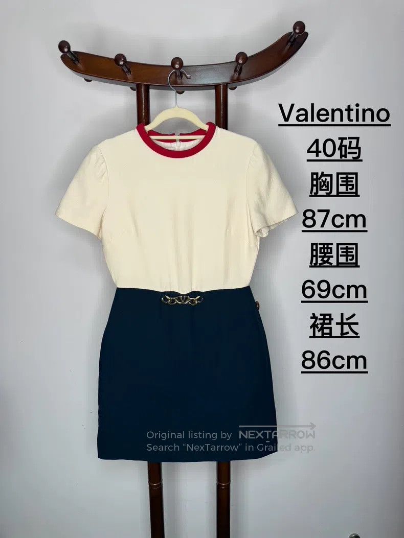 Valentino Valentino Wool mulberry silk dress Size S / US 4 / IT 40 - 3 Thumbnail