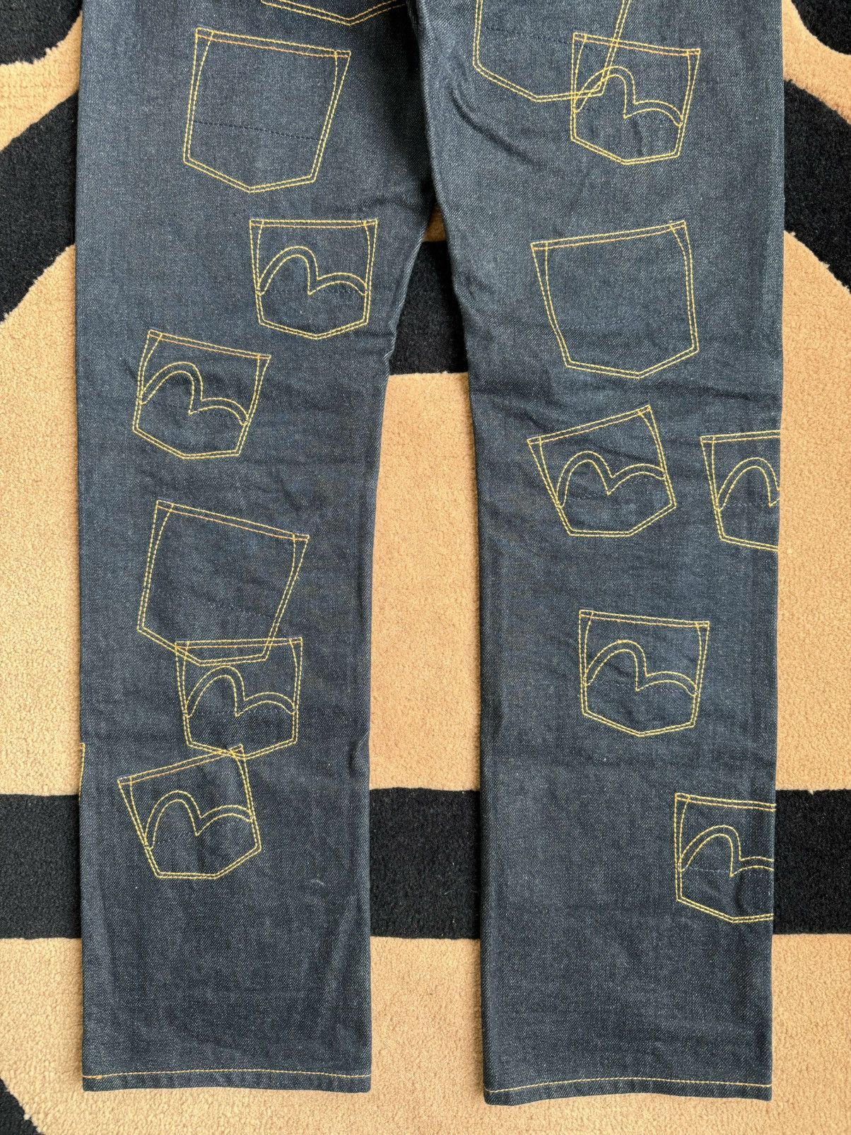 Evisu EVISU daicock style denim jeans！size：30x34 Size US 30 / EU 46 - 6 Thumbnail