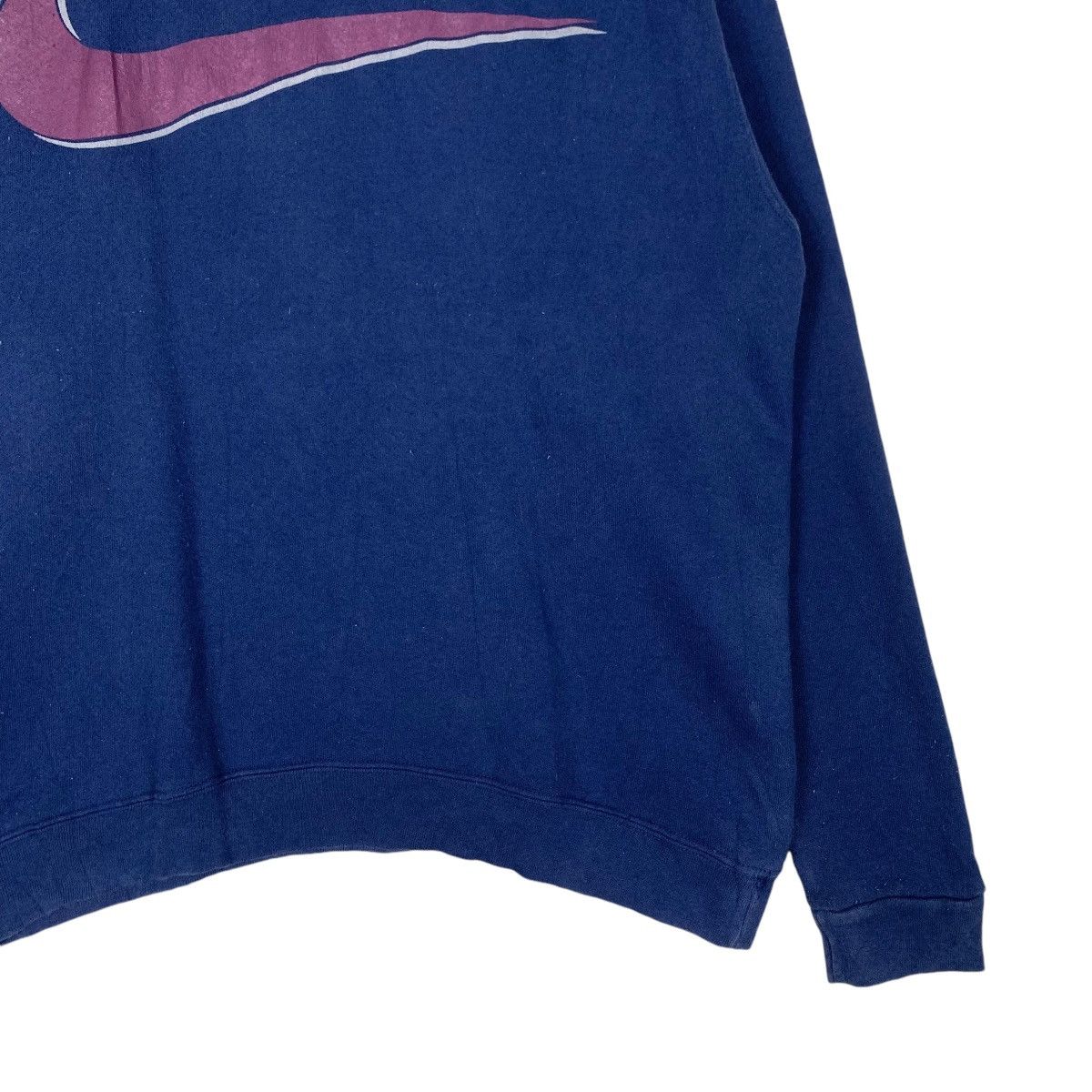 Nike NIKE Big Swoosh Logo Sweatshirt Made in Usa #1386-C63 Size US M / EU 48-50 / 2 - 4 Thumbnail
