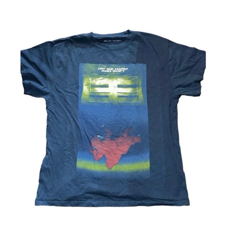 Billie Eilish BILLIE EILISH Tokyo Tee in Blue, No thermal tag or front hit Size US L / EU 52-54 / 3 - 6 Thumbnail