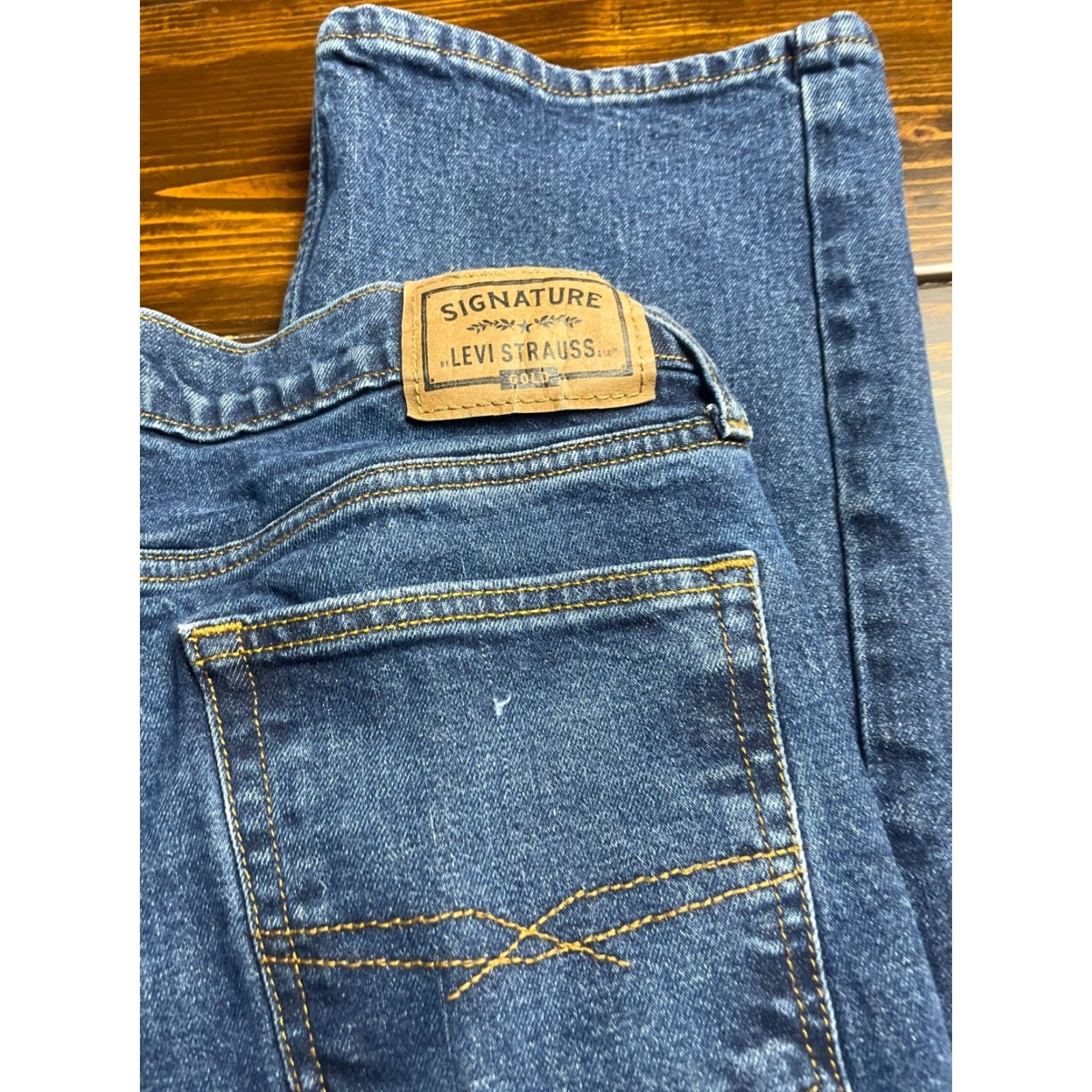 Levi's Levi Jeans Men's 34x29 Blue Denim Relaxed Straight Pockets Jeans Size US 34 / EU 50 - 3 Thumbnail