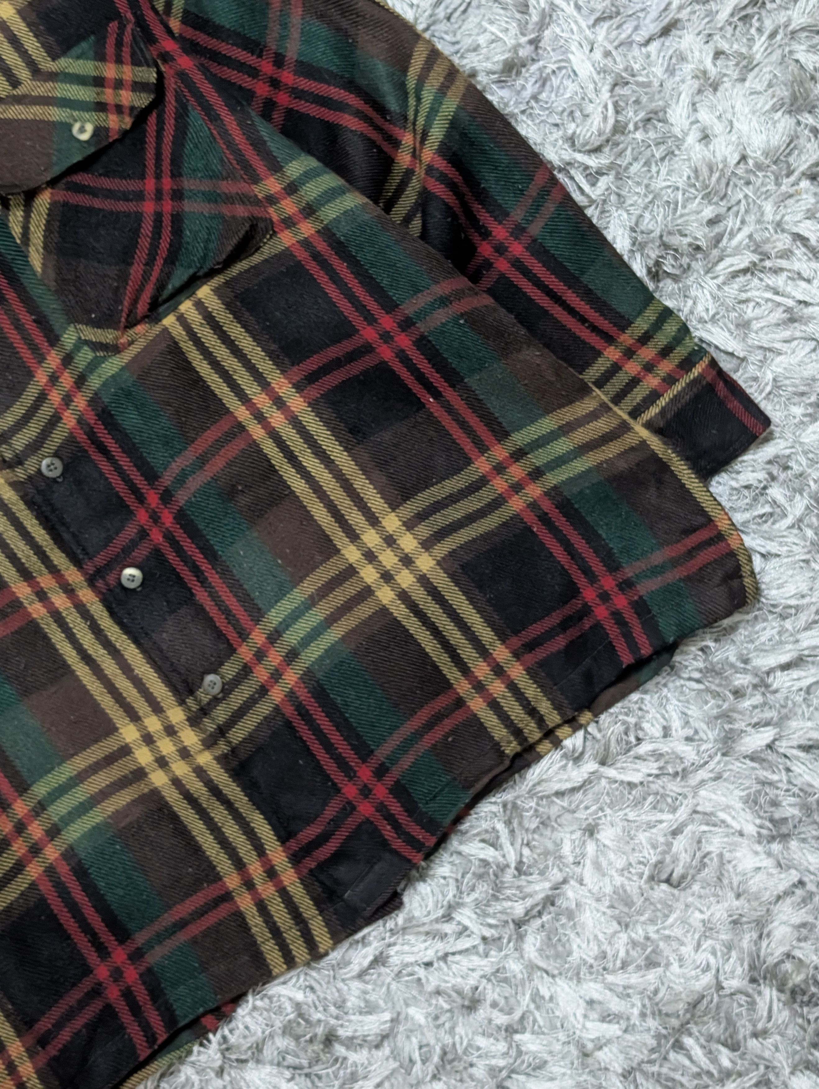 Vintage Classical Let's 1958 Checkered Flannel Jacket Button Up Size US M / EU 48-50 / 2 - 3 Thumbnail
