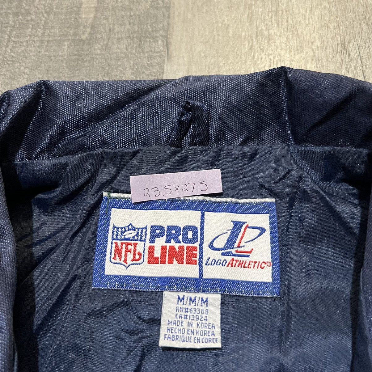 Logo Athletic × Vintage VTG Denver Broncos Logo Athletic 90s Blue Nylon NFL Jacket M Size US M / EU 48-50 / 2 - 4 Thumbnail