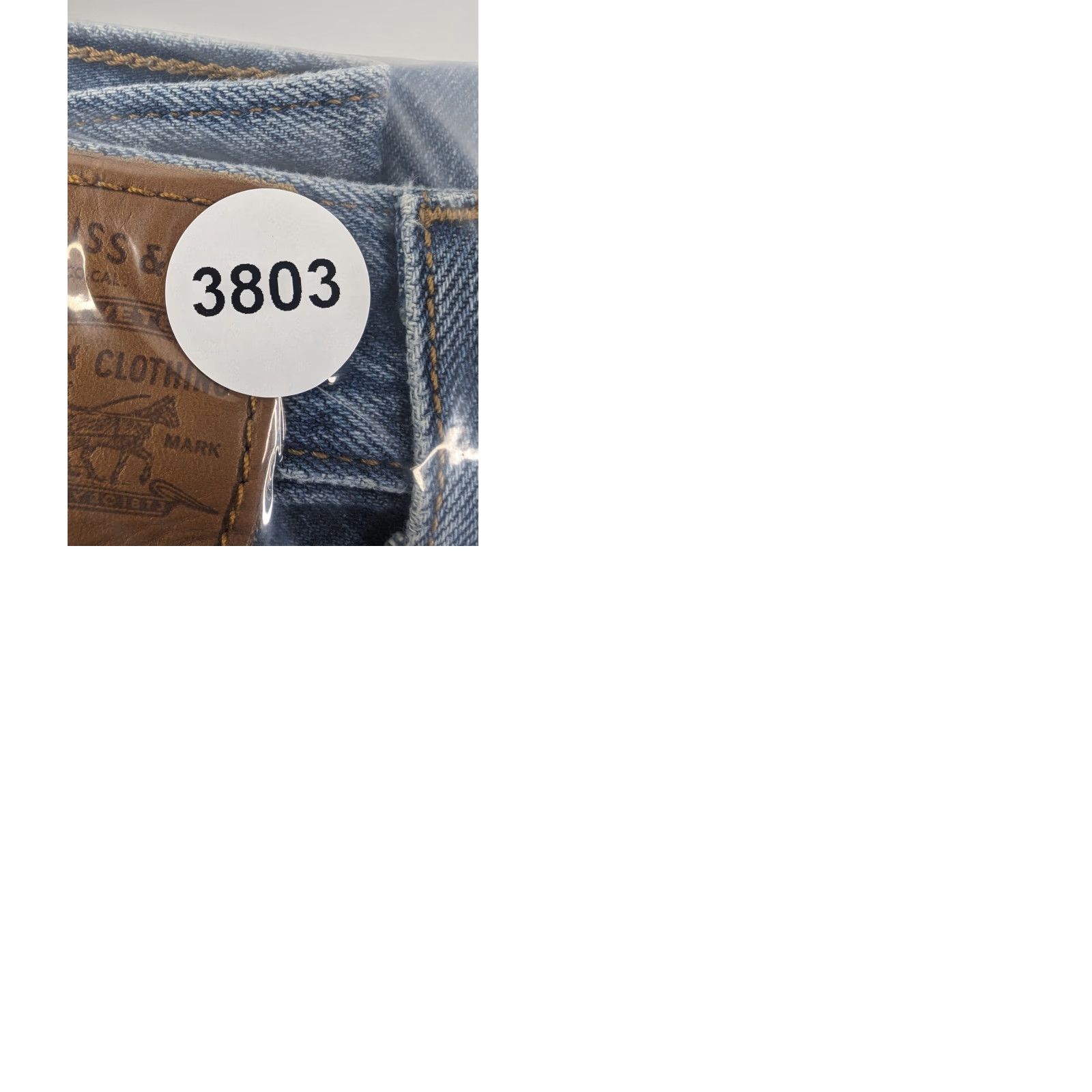 Levi's Levi's Premium Wedgie Straight Women's 24 Blue Denim Jeans Distressed Big E Distressed Size 42" / US 20 - 10 Thumbnail