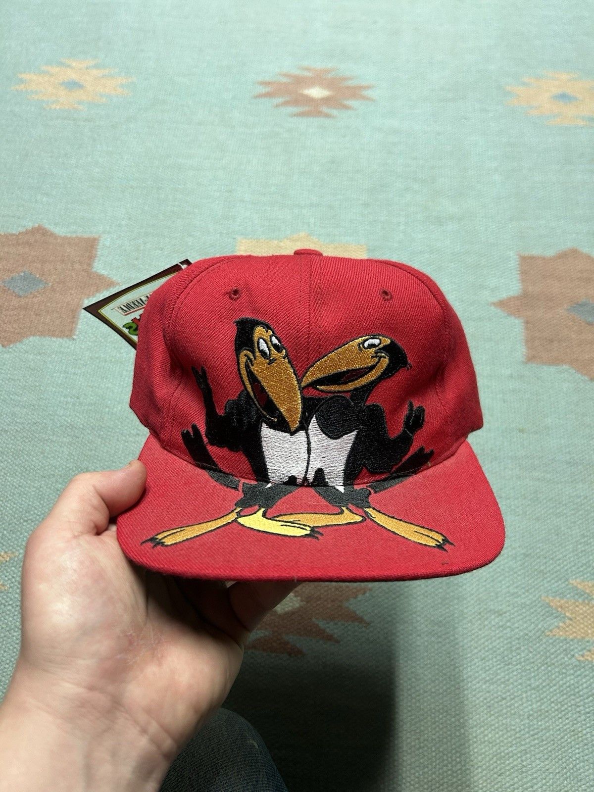 Vintage Vtg snapback hat American needle blockhead heckle jeckle NWT Size ONE SIZE - 2 Thumbnail