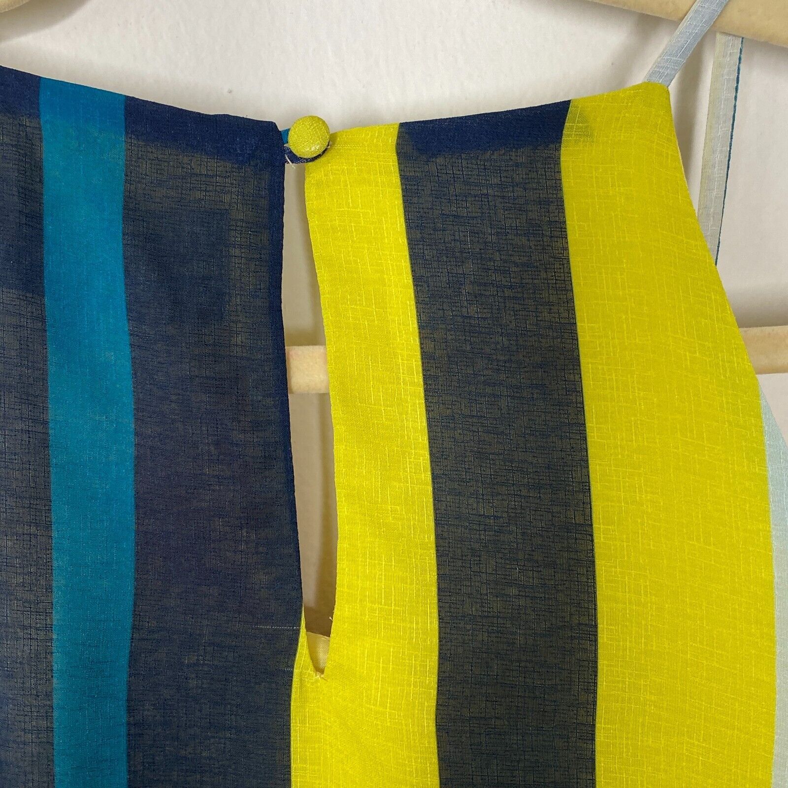 Other Sunday In Brooklyn Teal Multicolor Stripe Front Tie Top XS Size XS / US 0-2 / IT 36-38 - 6 Thumbnail
