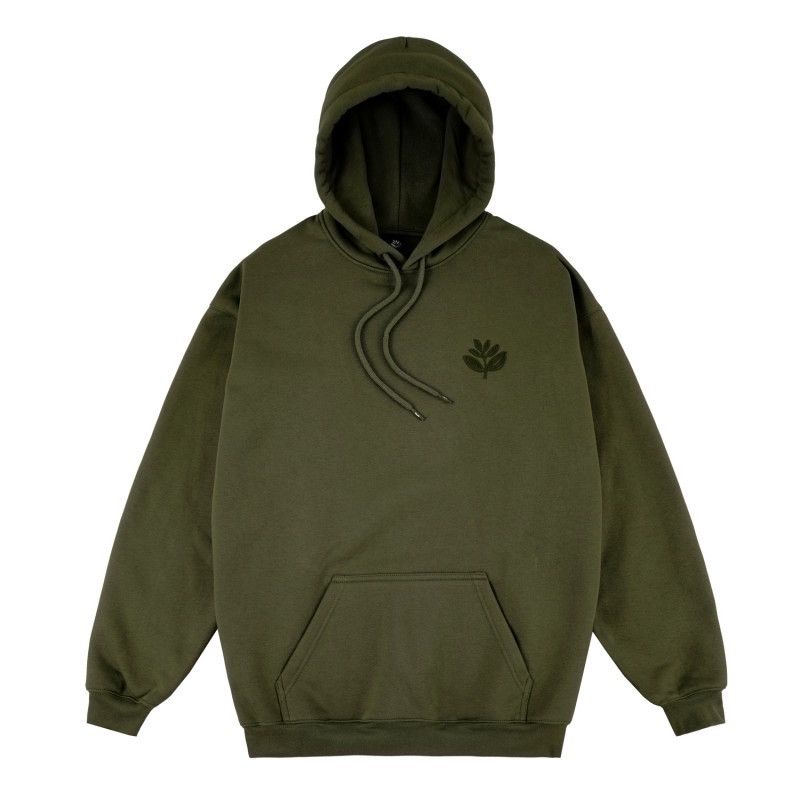 Magenta Embroidered Hoodie