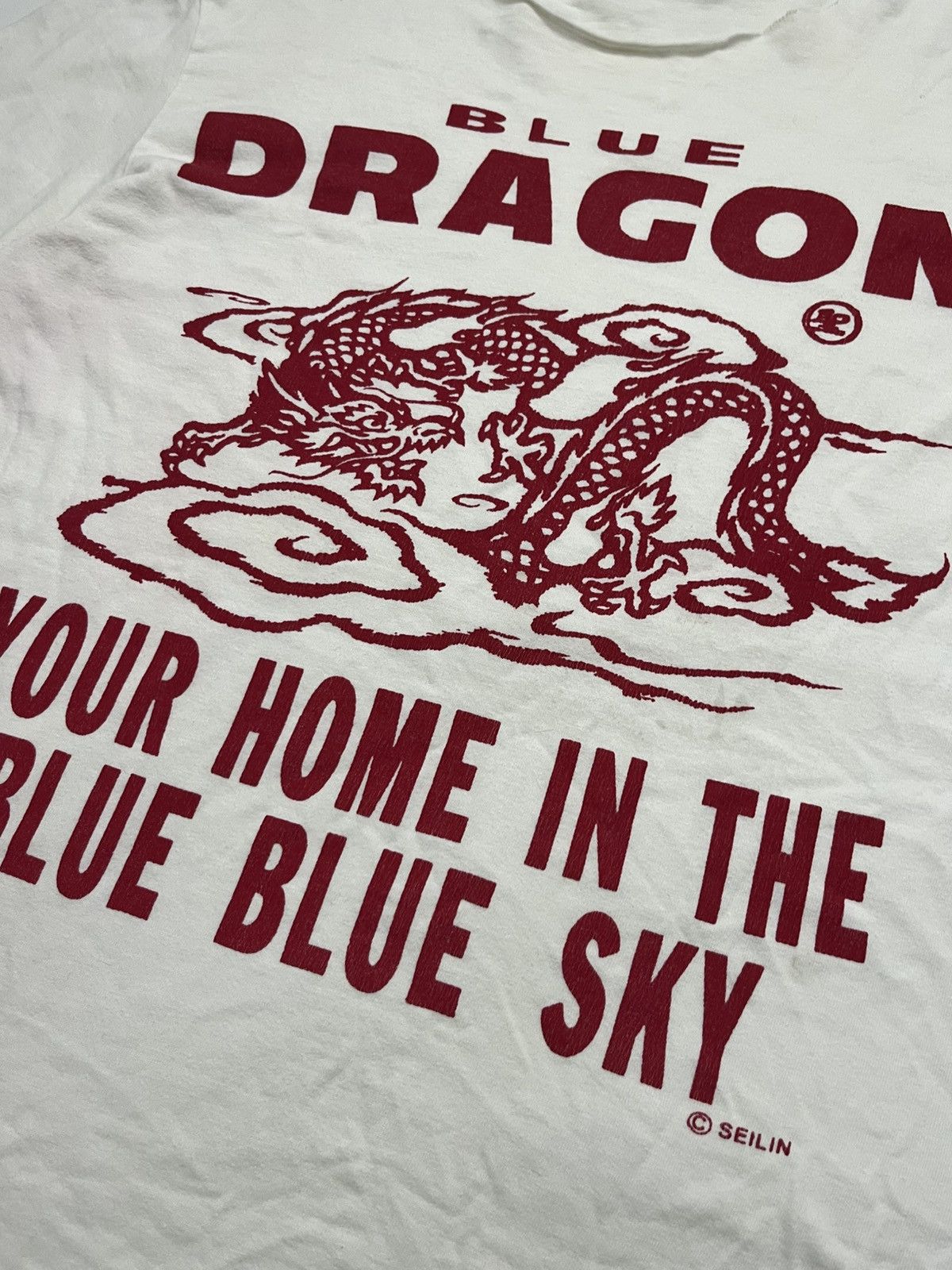 Blue Blue Japan Rare vintage blue blue japan big logo iconic tee Size US M / EU 48-50 / 2 - 3 Thumbnail