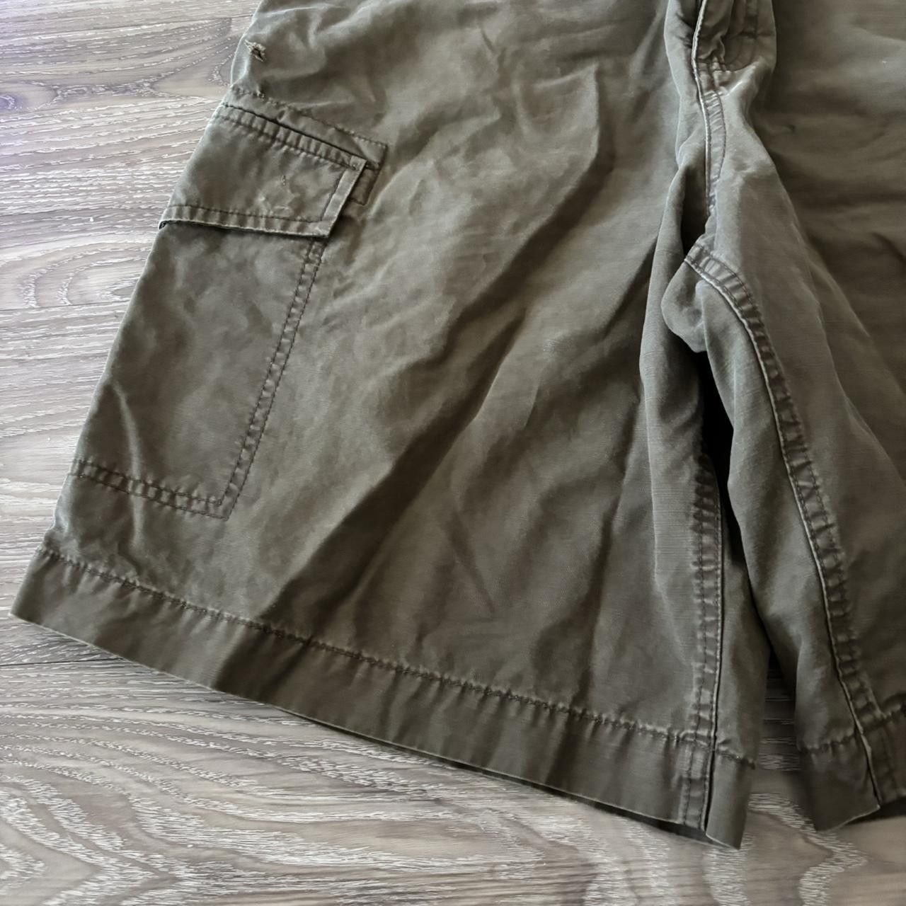 Vintage Crazy Vintage Y2K/2000s Baggy Khaki Brown Skater Cargo Shorts! Size 36 Size US 36 / EU 52 - 3 Thumbnail