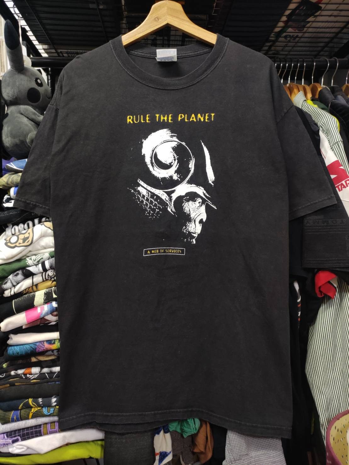 Vintage Vtg 00's Planet of the Apes Movie " Rule the Planet " Promo Size US XL / EU 56 / 4 - 3 Thumbnail