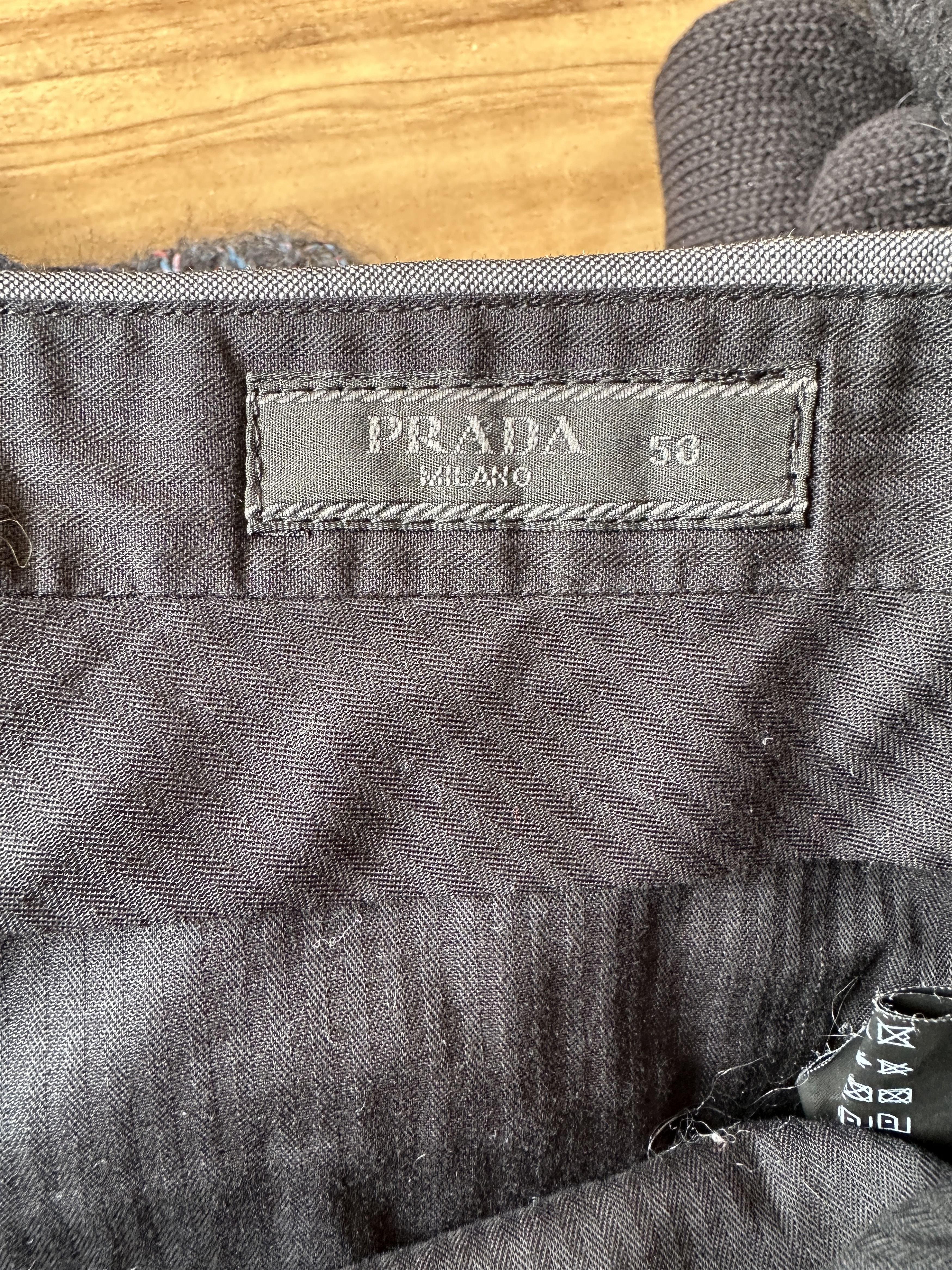Prada Prada Mohair/Wool Trousers Size US 34 / EU 50 - 5 Thumbnail