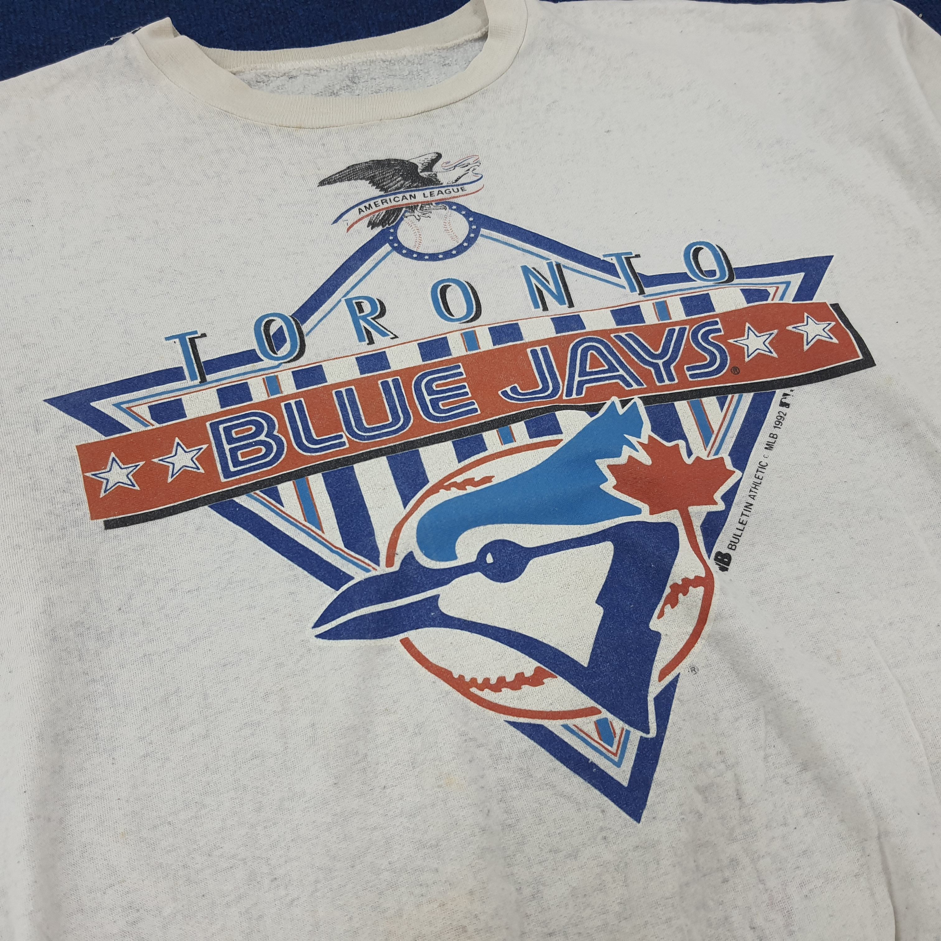 MLB × Vintage Vintage Toronto Blue Jays MLB 1992 Athletic Sweatshirt Size US L / EU 52-54 / 3 - 2 Thumbnail