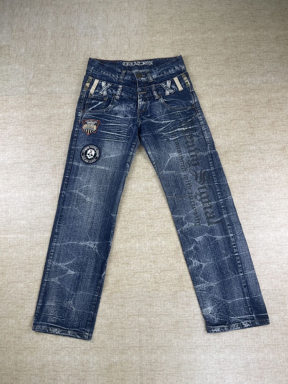 Hysteric Glamour Vintage Hysteric Glamour Creation Double Waist Denim Pants Size US 32 / EU 48 - 1 Thumbnail