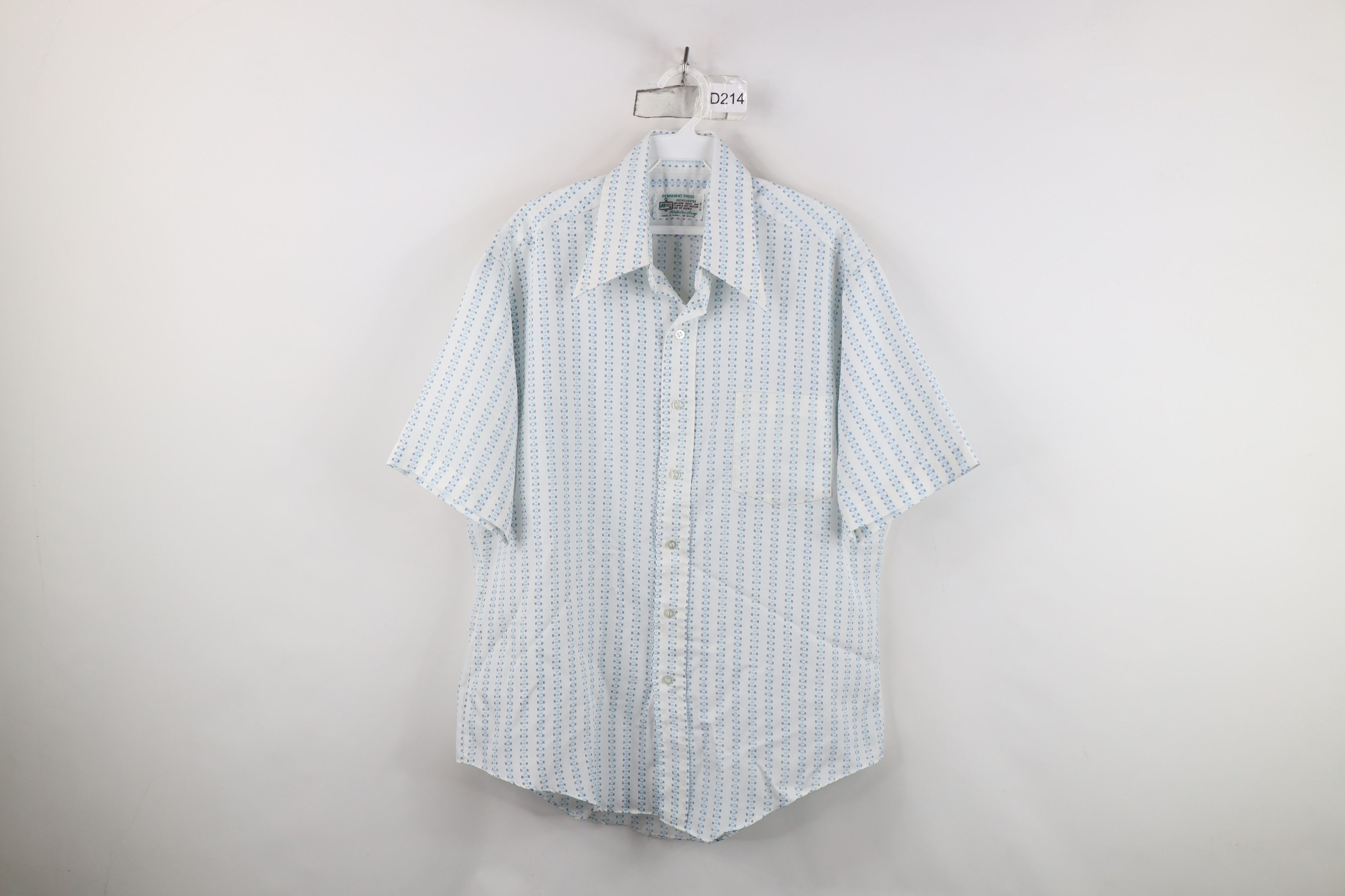 Vintage Vintage 70s Streetwear Short Sleeve Collared Button Shirt Size US XL / EU 56 / 4 - 1 Thumbnail