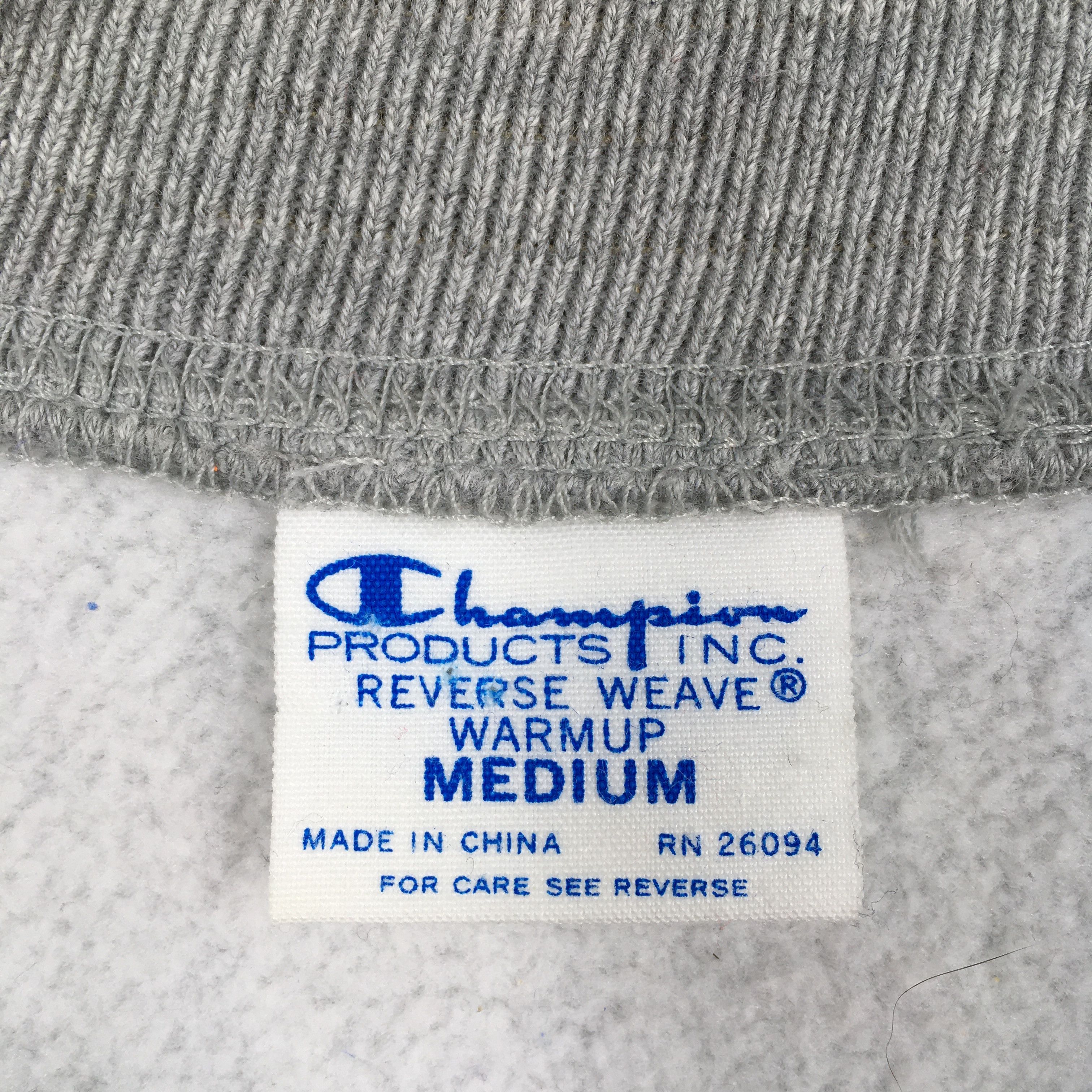Champion × Vintage Vintage Champion Reverse Weave Gray Sweatshirt Medium Size US M / EU 48-50 / 2 - 5 Thumbnail