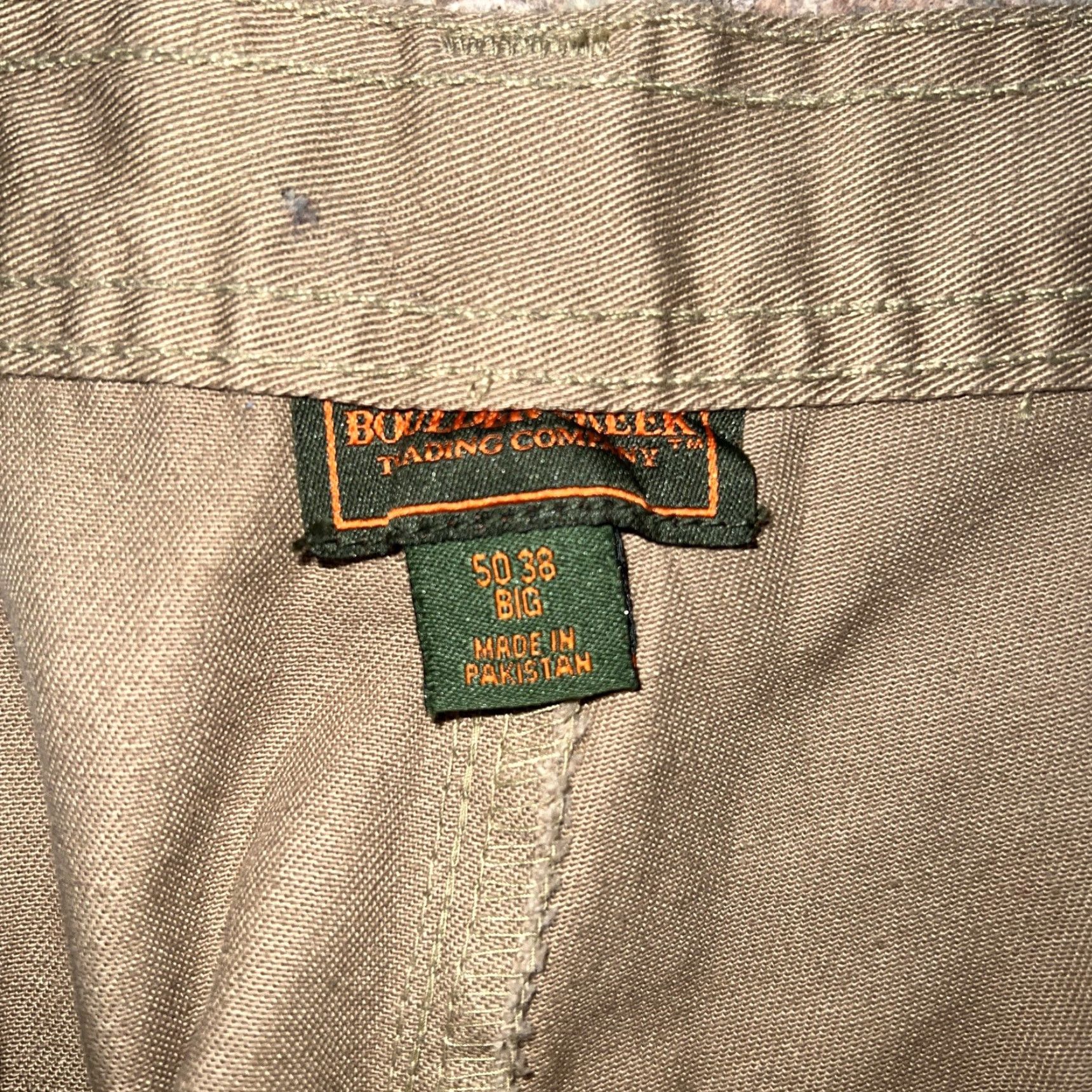 Vintage VINTAGE Boulder Creek Ranger Cargo Pants Mens 50x38 Beige Cargo Apparel Size US 34 / EU 50 - 3 Thumbnail