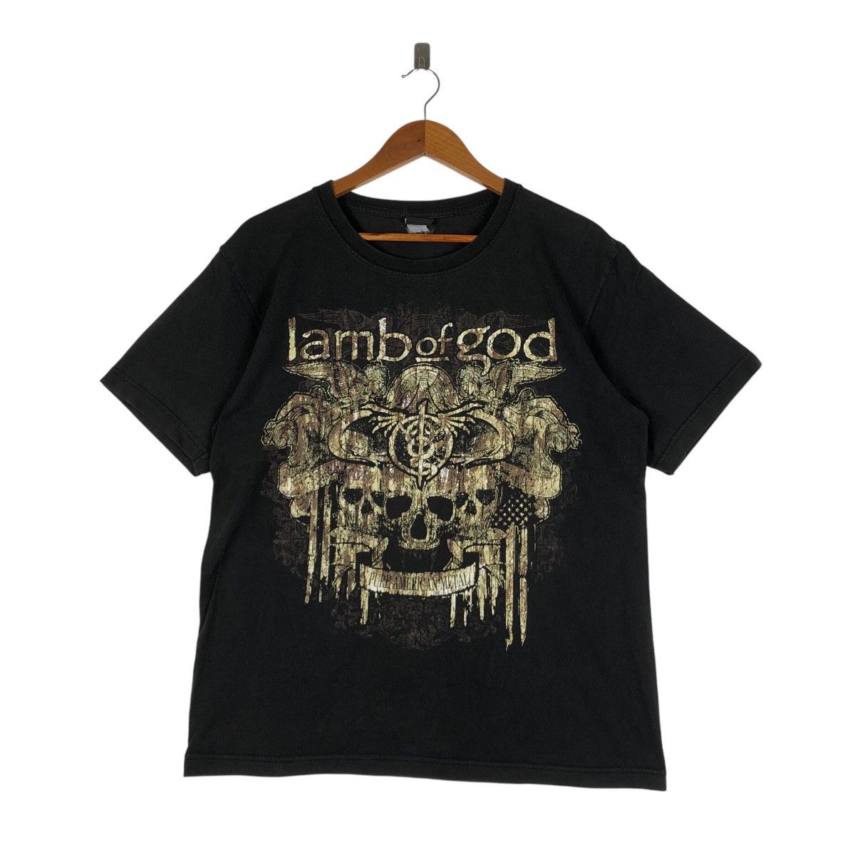 Vintage LAMB OF GOD American Heavy Metal Band T-Shirt Size US L / EU 52-54 / 3 - 1 Thumbnail