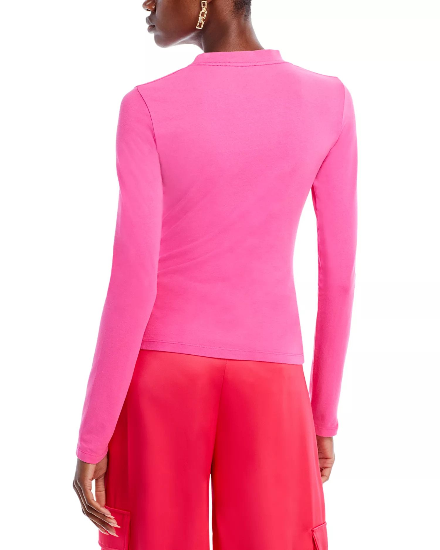 Versace o1y0226 Crewneck T-Shirt in Pink Size M / US 6-8 / IT 42-44 - 2 Thumbnail