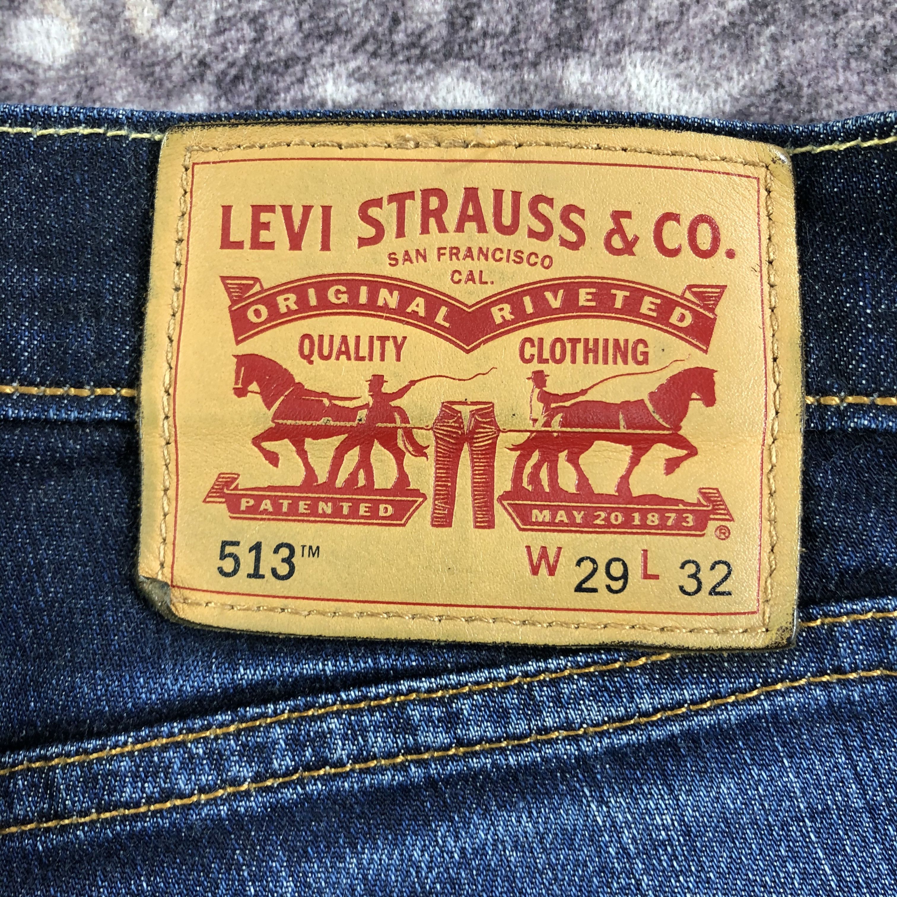 Levi's × Vintage Vintage Blue Wash Levis 513 Jeans-JM3317 Size US 31 - 5 Thumbnail