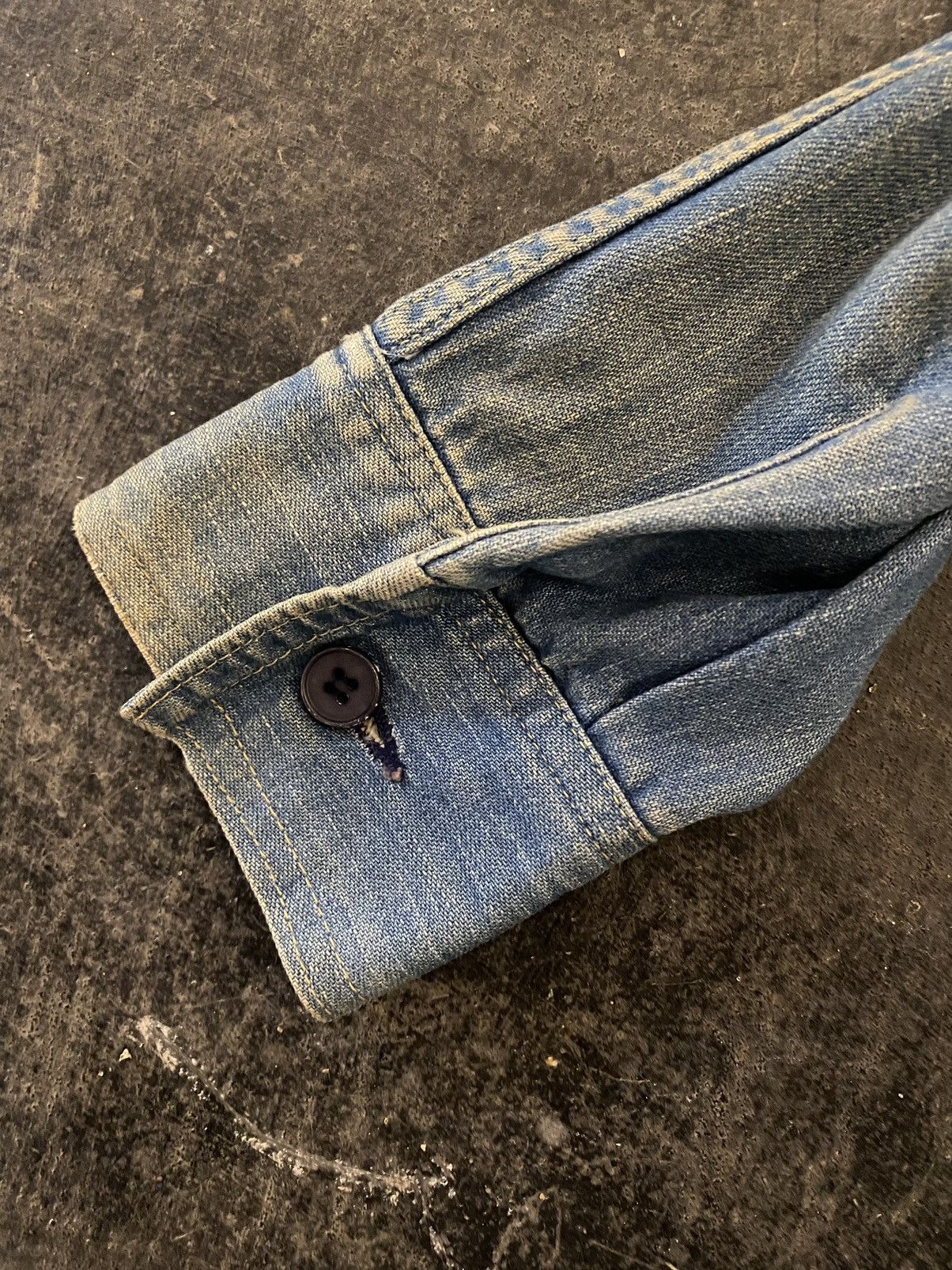 Beauty Beast × Japanese Brand Bigyank denim Avant Garde shirt Size US M / EU 48-50 / 2 - 7 Thumbnail
