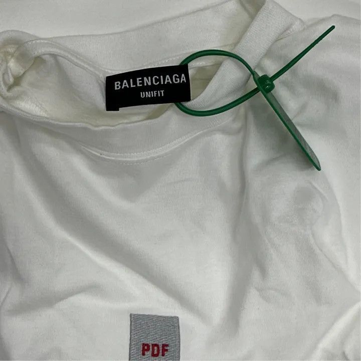 Balenciaga Balenciaga Balenciaga SS22 Logo Print Short Sleeve TShirt Size US M / EU 48-50 / 2 - 3 Thumbnail