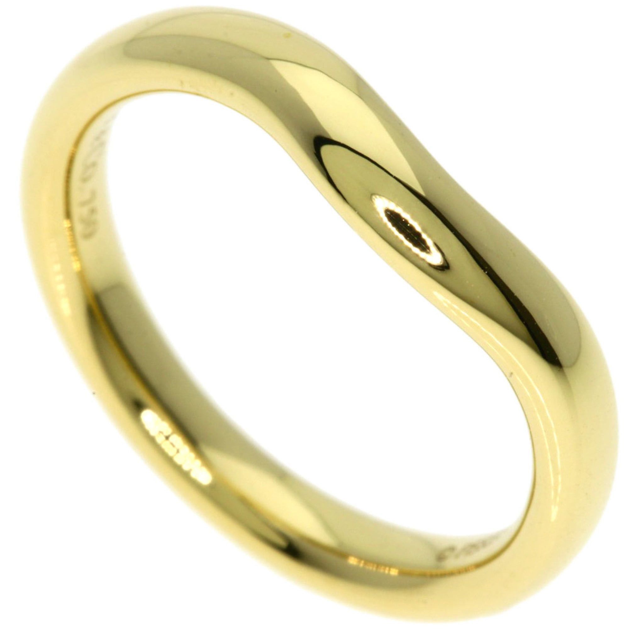 Tiffany & Co. Tiffany & Co. Curved Band Ring, 18K Yellow Gold, Women's. Size ONE SIZE - 1 Thumbnail