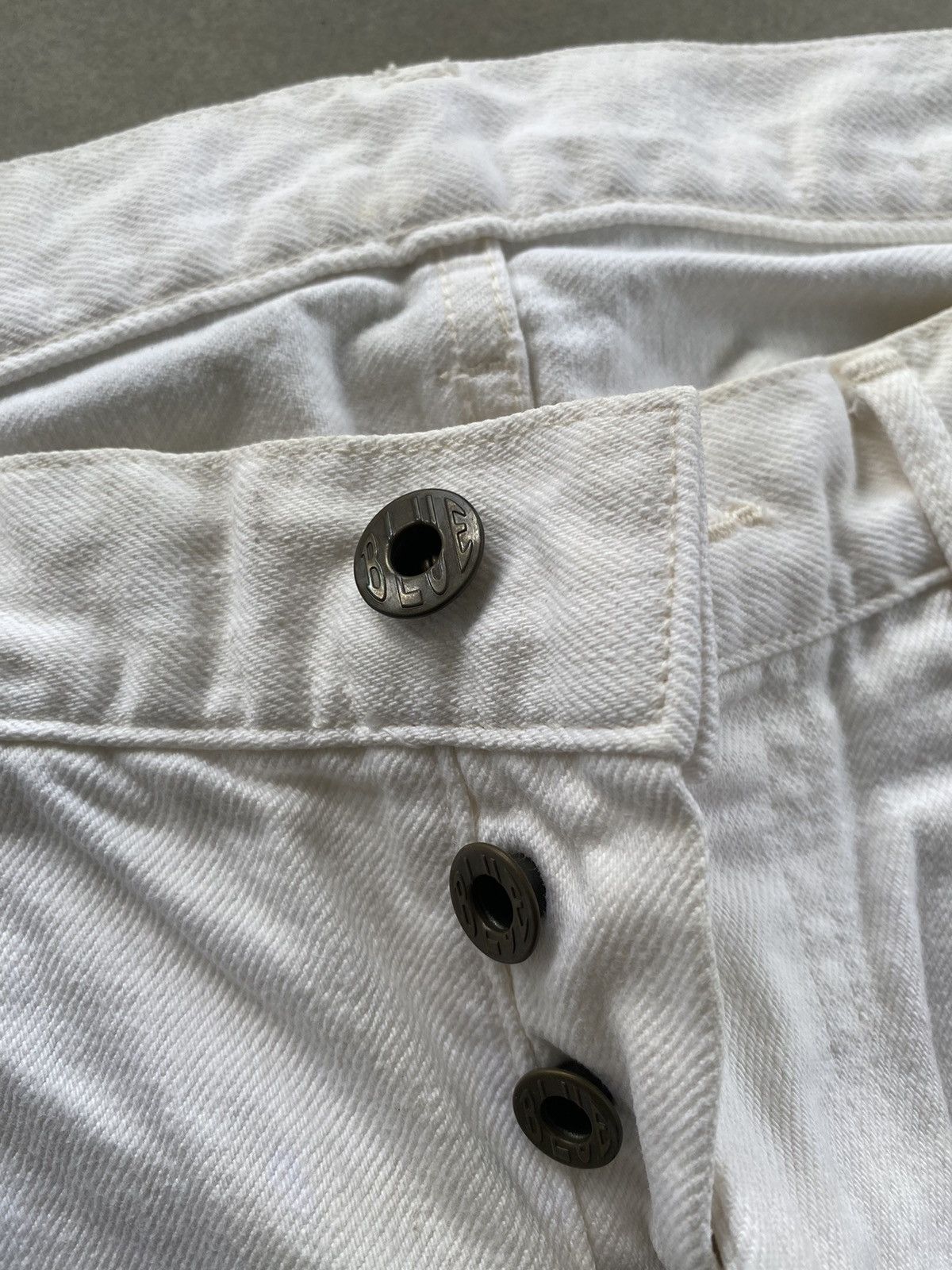 Japanese Brand × Vintage JAPAN BLUE WHITE SELVEDGE DENIM Size US 33 - 3 Thumbnail