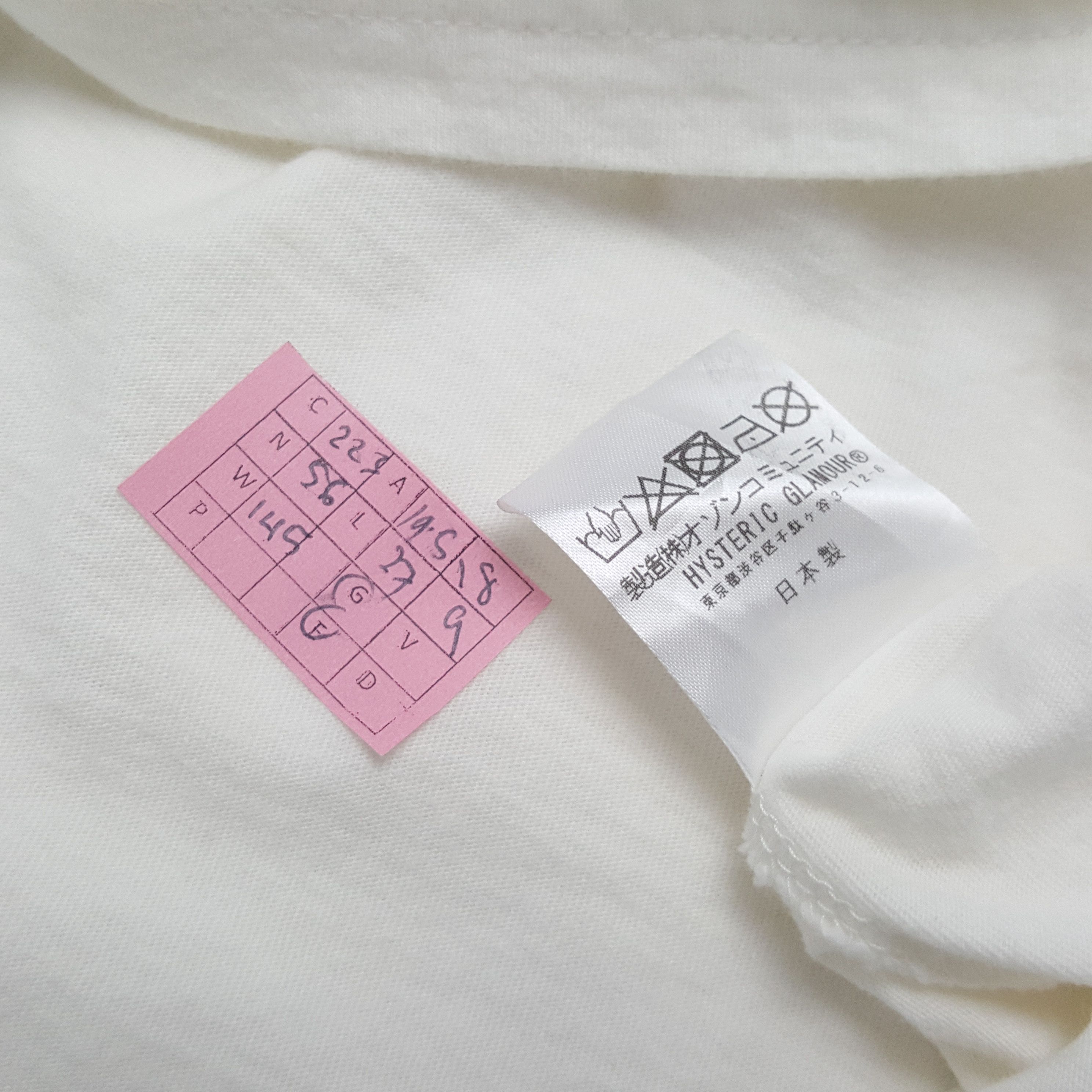 Hysteric Glamour HYSTERIC GLAMOUR Japanese Brand Streetwear Custom Tshirt Size US M / EU 48-50 / 2 - 5 Thumbnail