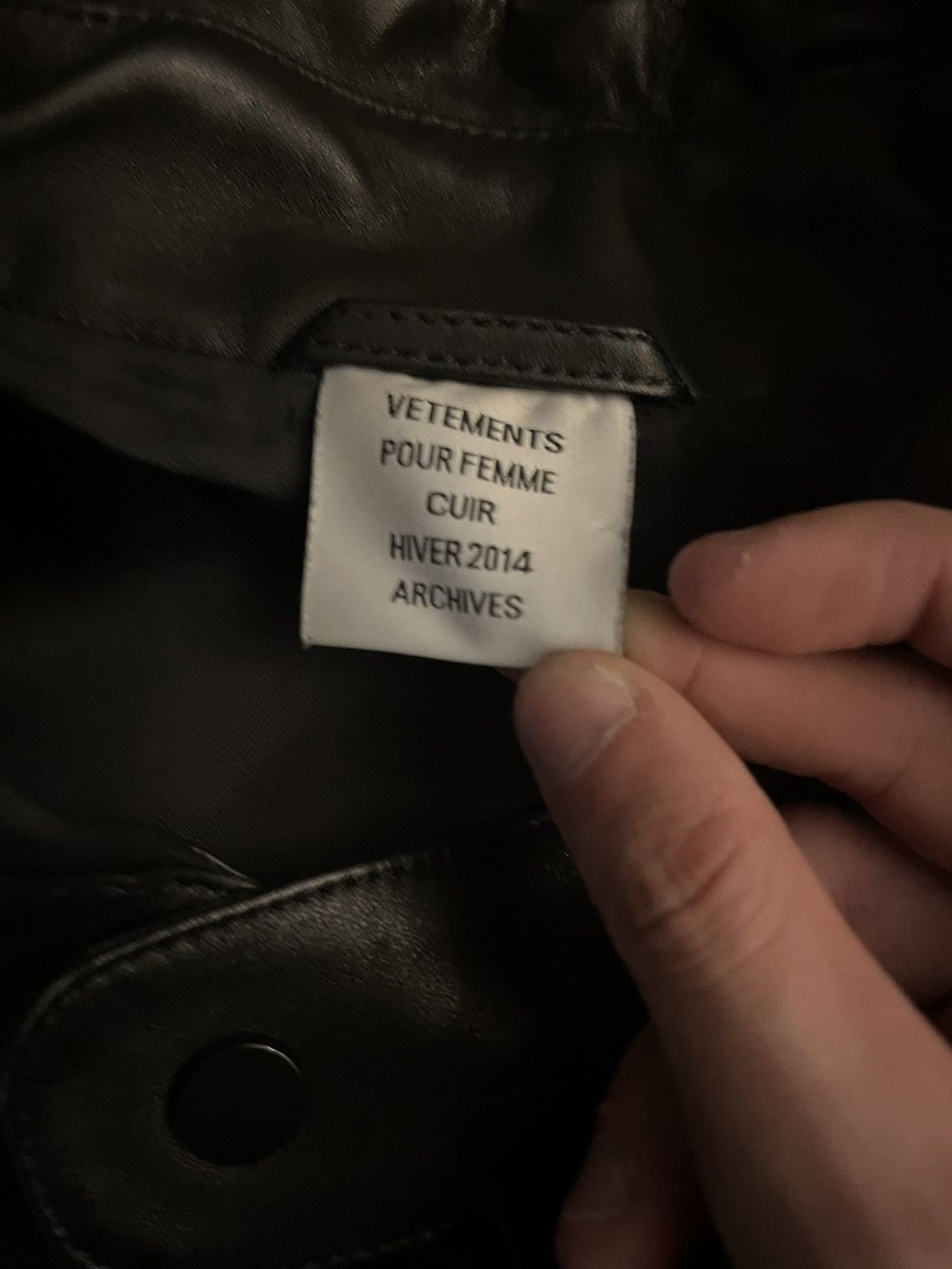 Vetements Vetements Fall 14 Boxy Leather Jacket Rare Size US S / EU 44-46 / 1 - 4 Thumbnail