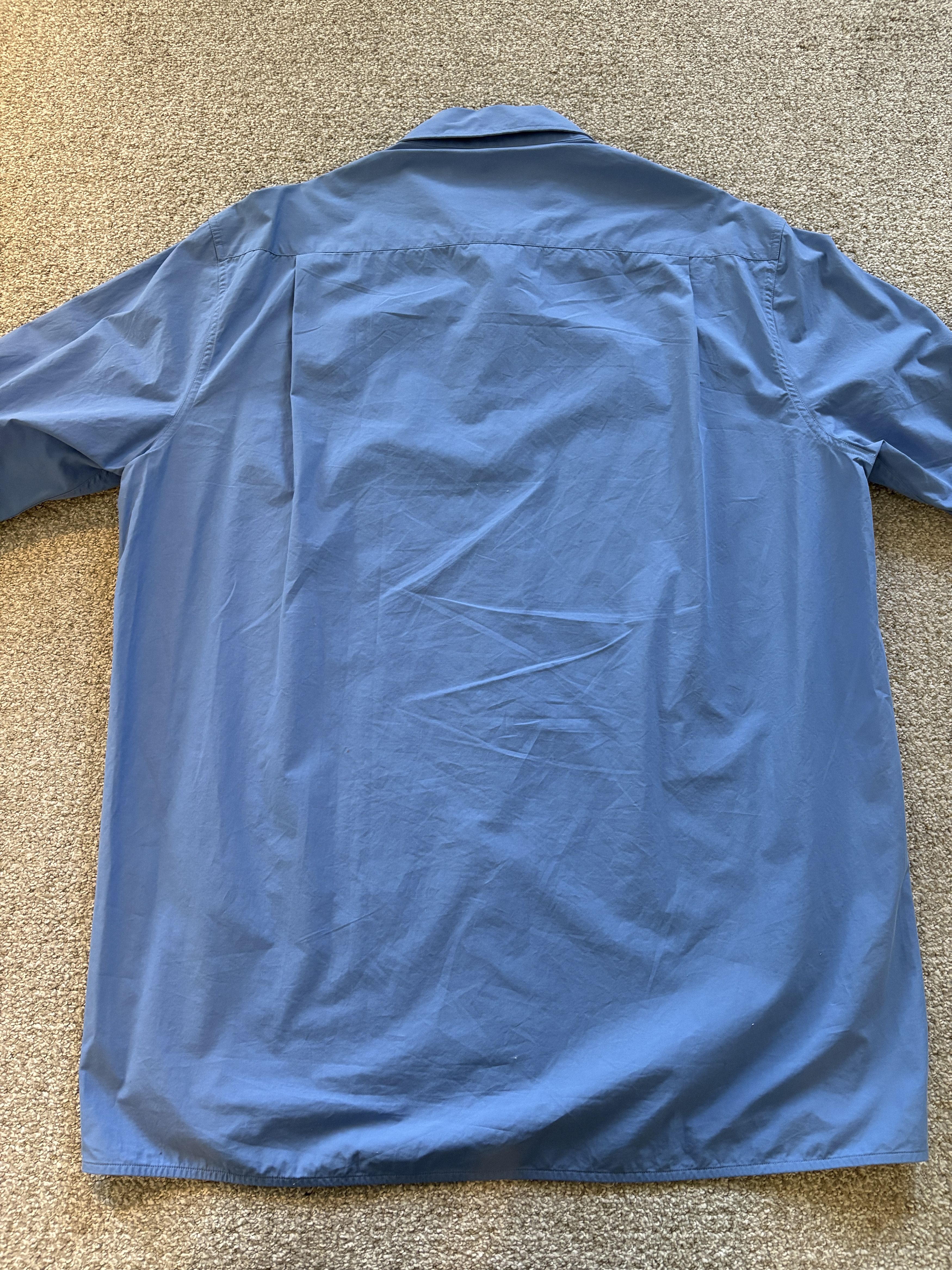 Studio Nicholson Powder Cotton Shirts (Sky Blue) Size US L / EU 52-54 / 3 - 3 Thumbnail