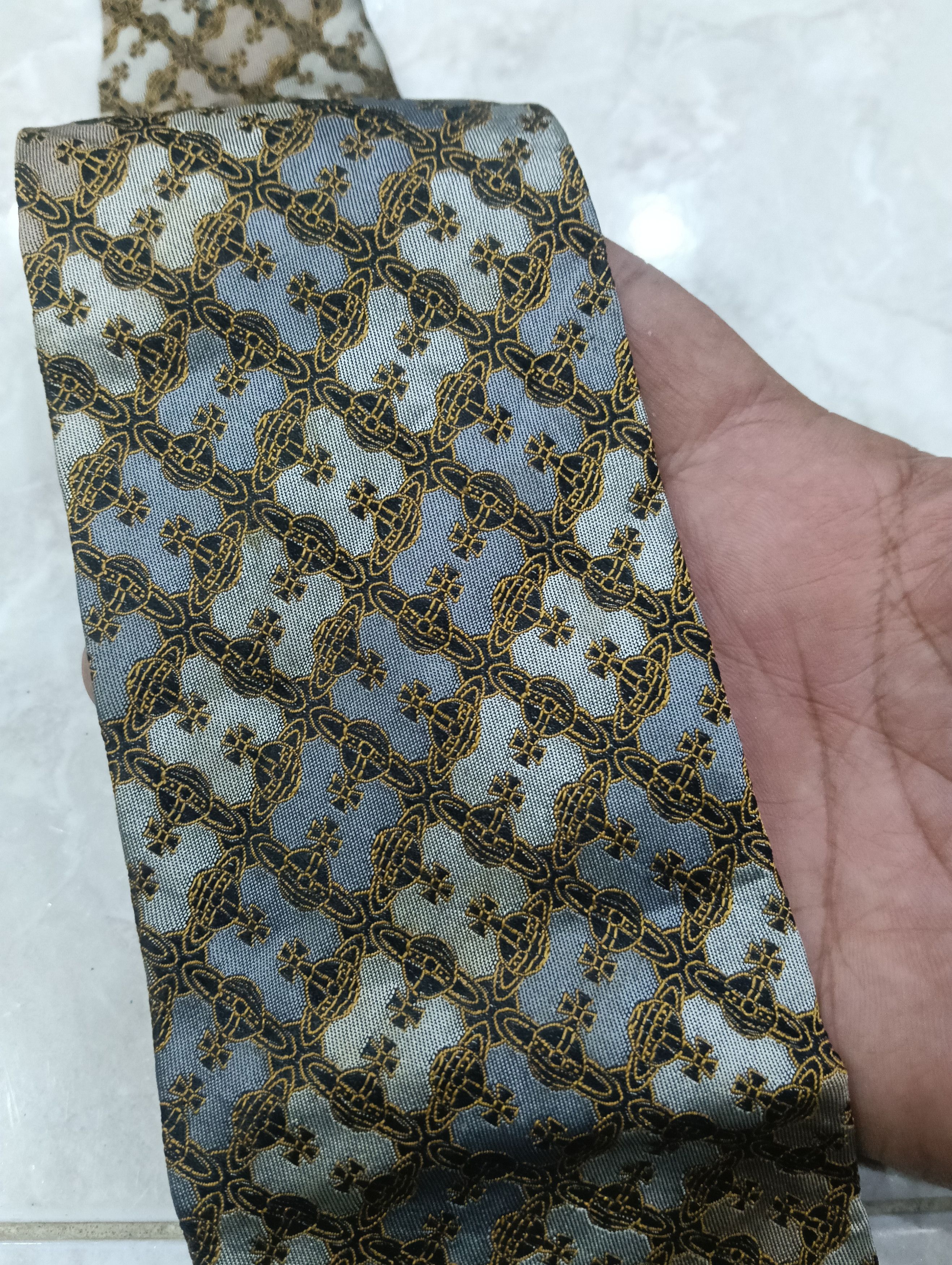 Vivienne Westwood Vivienne Westwood Monogram Tie Size ONE SIZE - 6 Thumbnail