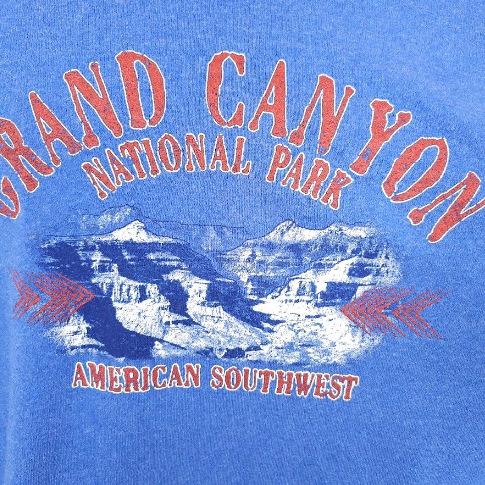 Vintage Grand Canyon T Shirt Mens Size 2XL Blue National Park Hiking American Southwest Shirt Mens 2XL Blue Outdoors Hiking Nature Tee Size US XXL / EU 58 / 5 - 3 Thumbnail