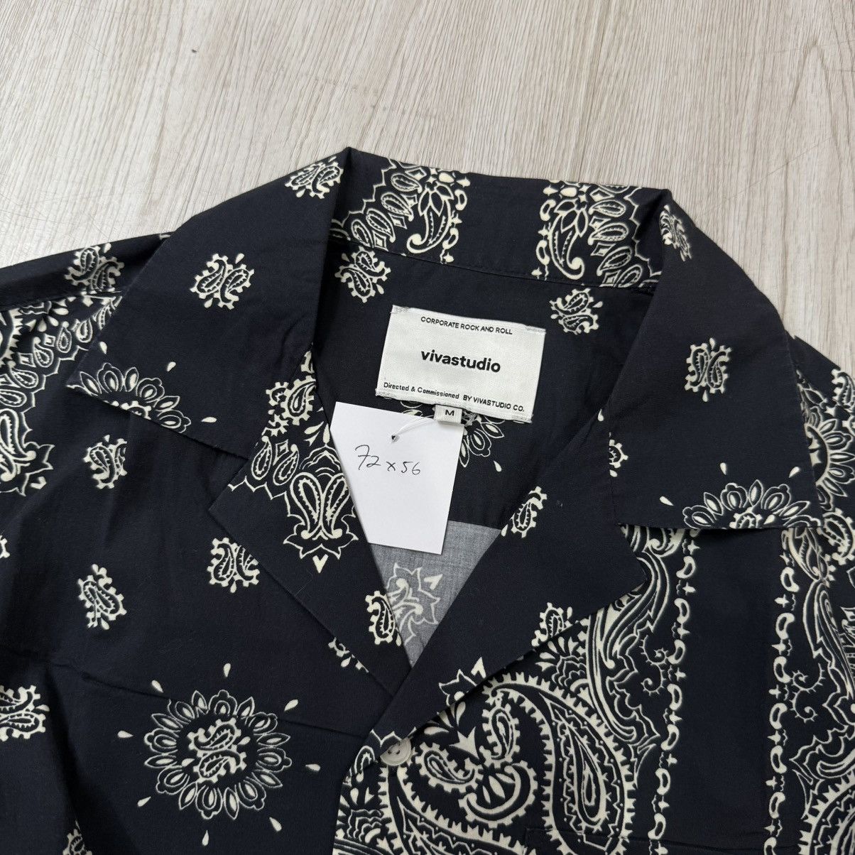 Japanese Brand Paisley button shirt by vivastudio black Size US L / EU 52-54 / 3 - 4 Thumbnail