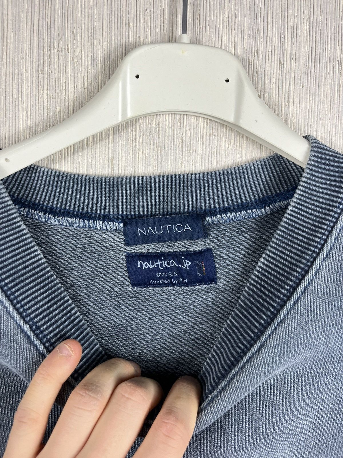 Japanese Brand × Nautica Nautica.jp distressed washed boxy heavy sweatshirt crewneck Size US S / EU 44-46 / 1 - 11 Thumbnail