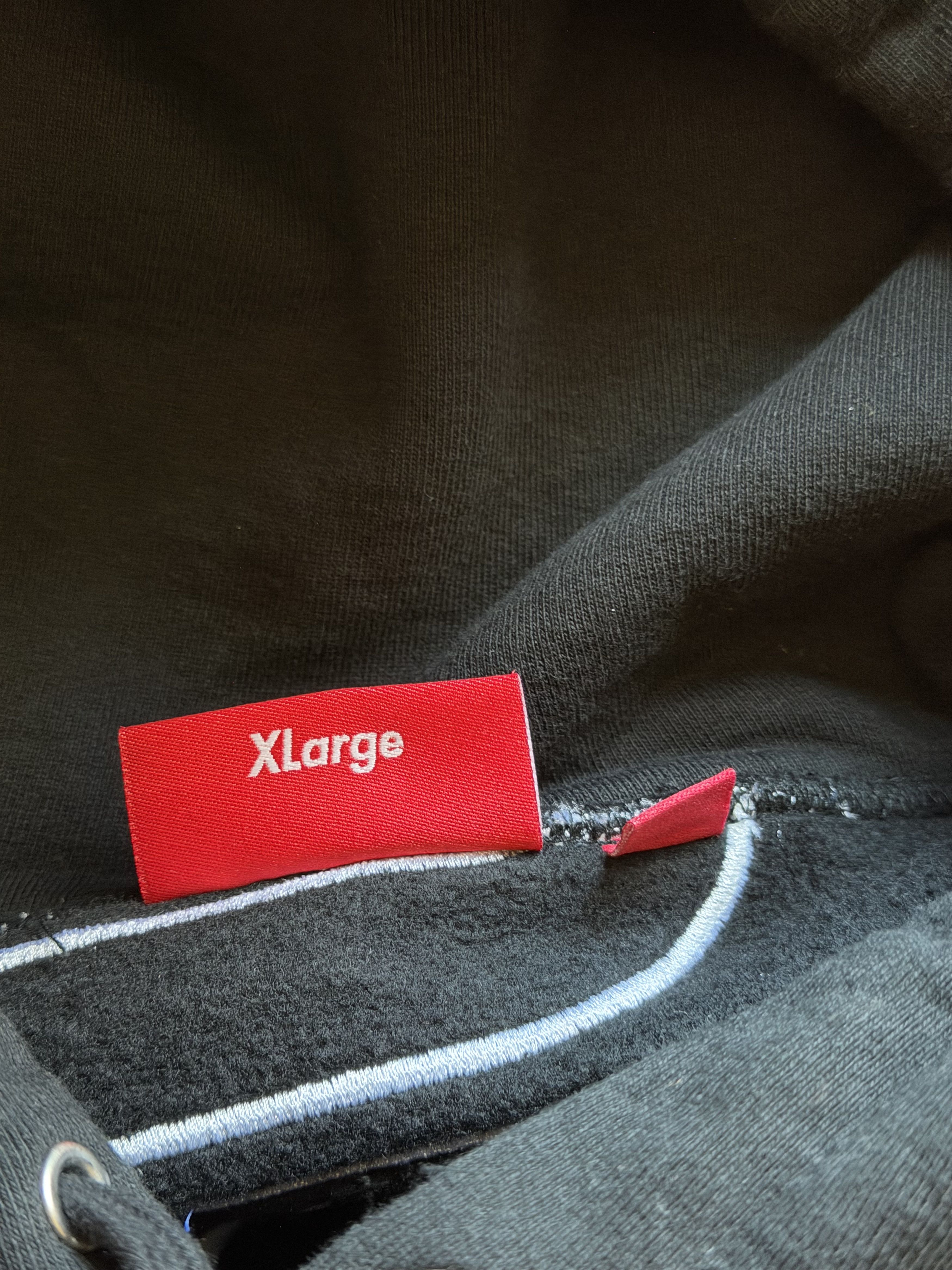 Supreme Supreme Satin Applique Hoodie in Black Size US XL / EU 56 / 4 - 7 Thumbnail