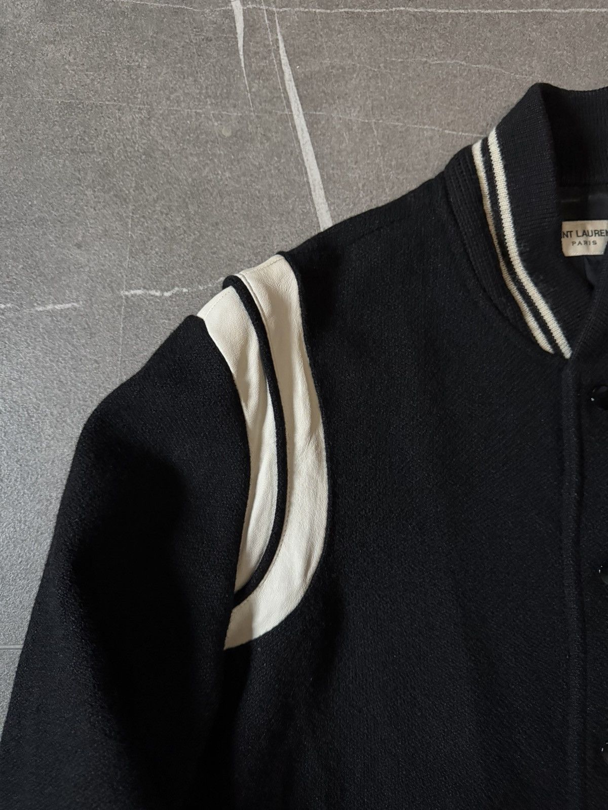 Saint Laurent Paris Saint Laurent Black Wool Teddy Jacket Size US M / EU 48-50 / 2 - 4 Thumbnail