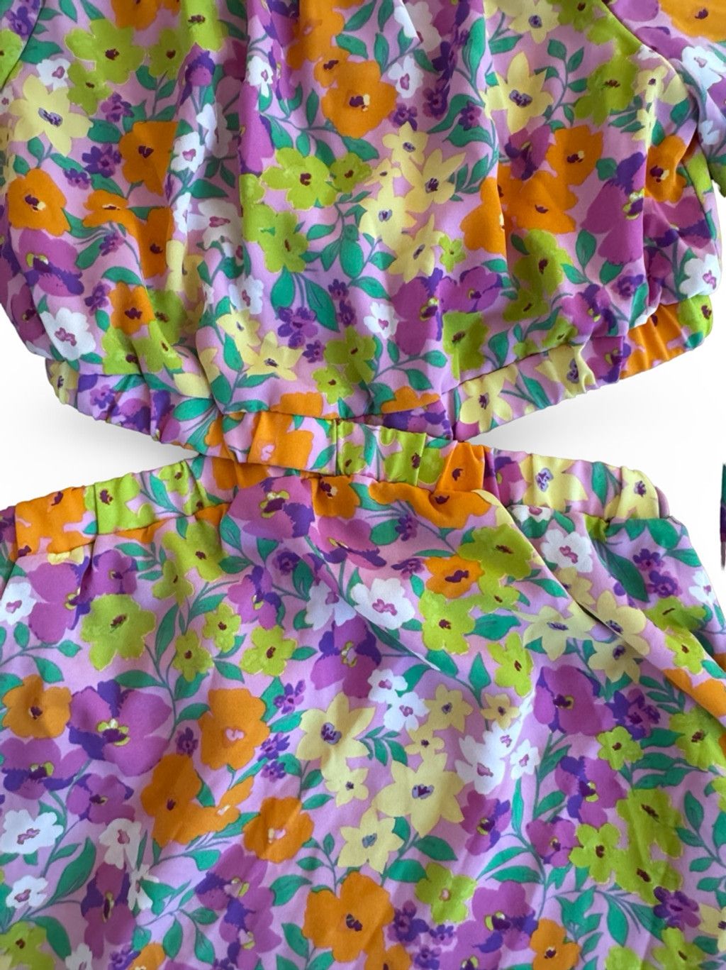 Sanctuary Sanctuary Floral Long-Sleeve Cutout Romper - Small (NWT) Size S / US 4 / IT 40 - 5 Thumbnail