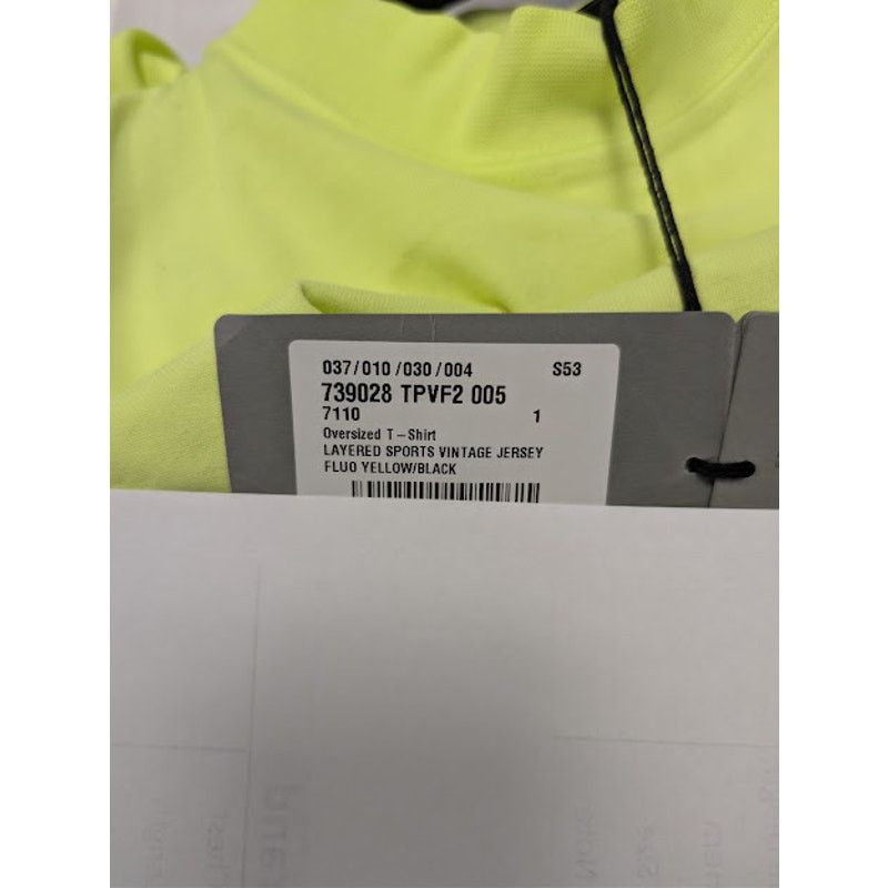 Balenciaga o1rshd1 Layered Sports Vintage Oversized Jersey T-Shirt Size US S / EU 44-46 / 1 - 23 Thumbnail