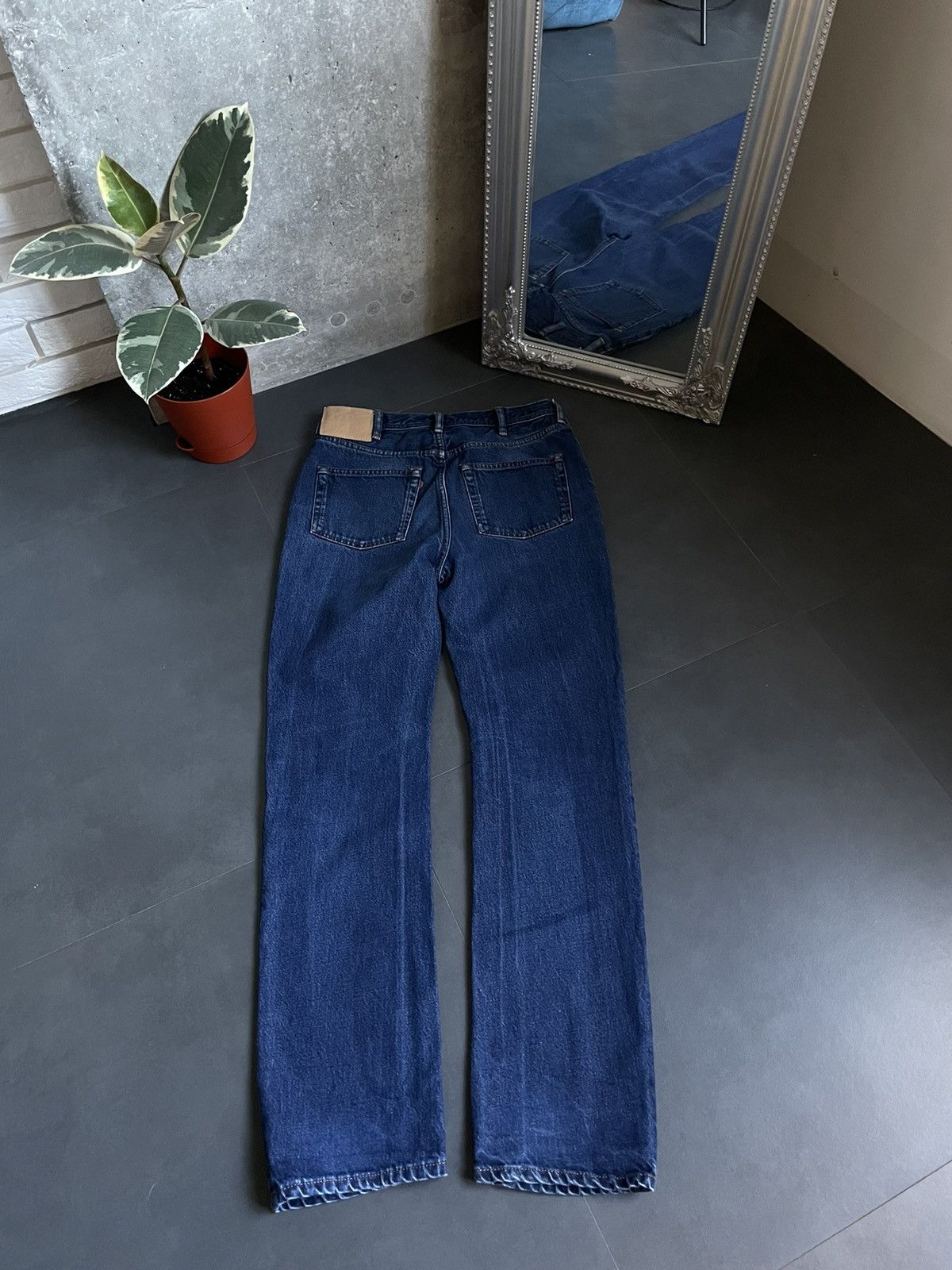 Acne Studios Acne Studios Bla Konst Log Dark Blue Jeans Y2K Size US 28 / EU 44 - 7 Thumbnail