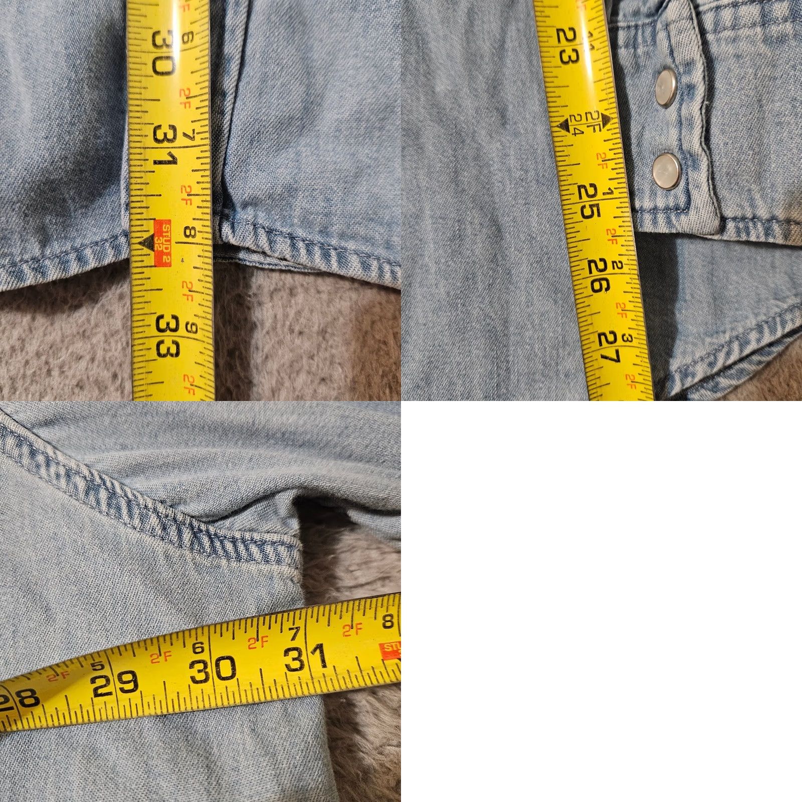 Levi's Levi's Mens Western Shirt Blue 4XL Long Sleeve Pearl Snap Button Size US XXL / EU 58 / 5 - 8 Thumbnail
